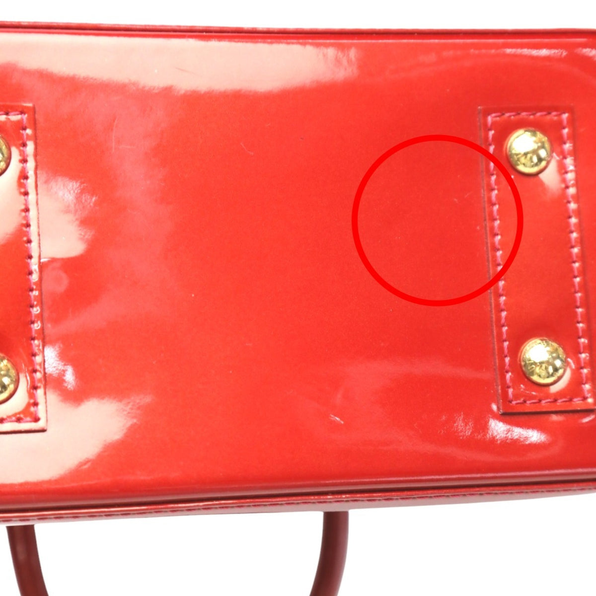 Louis Vuitton Monogram Vernis Red Color Monogram Vernis Handbag (Pre-Owned)