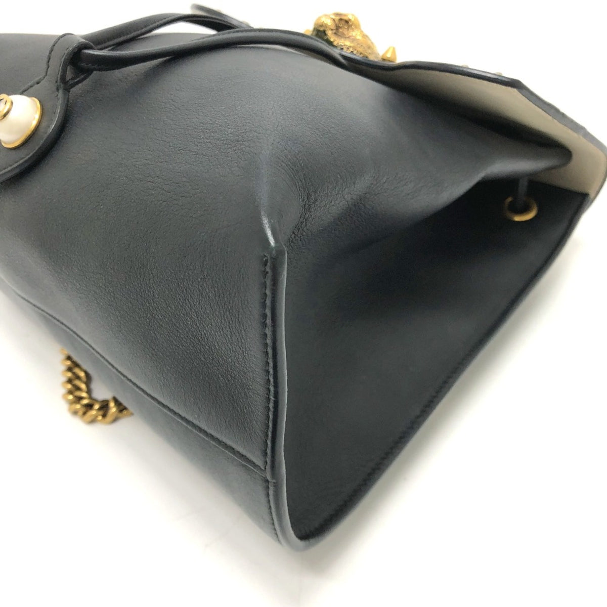 Gucci Black Leather Backpack (Pre-Owned)