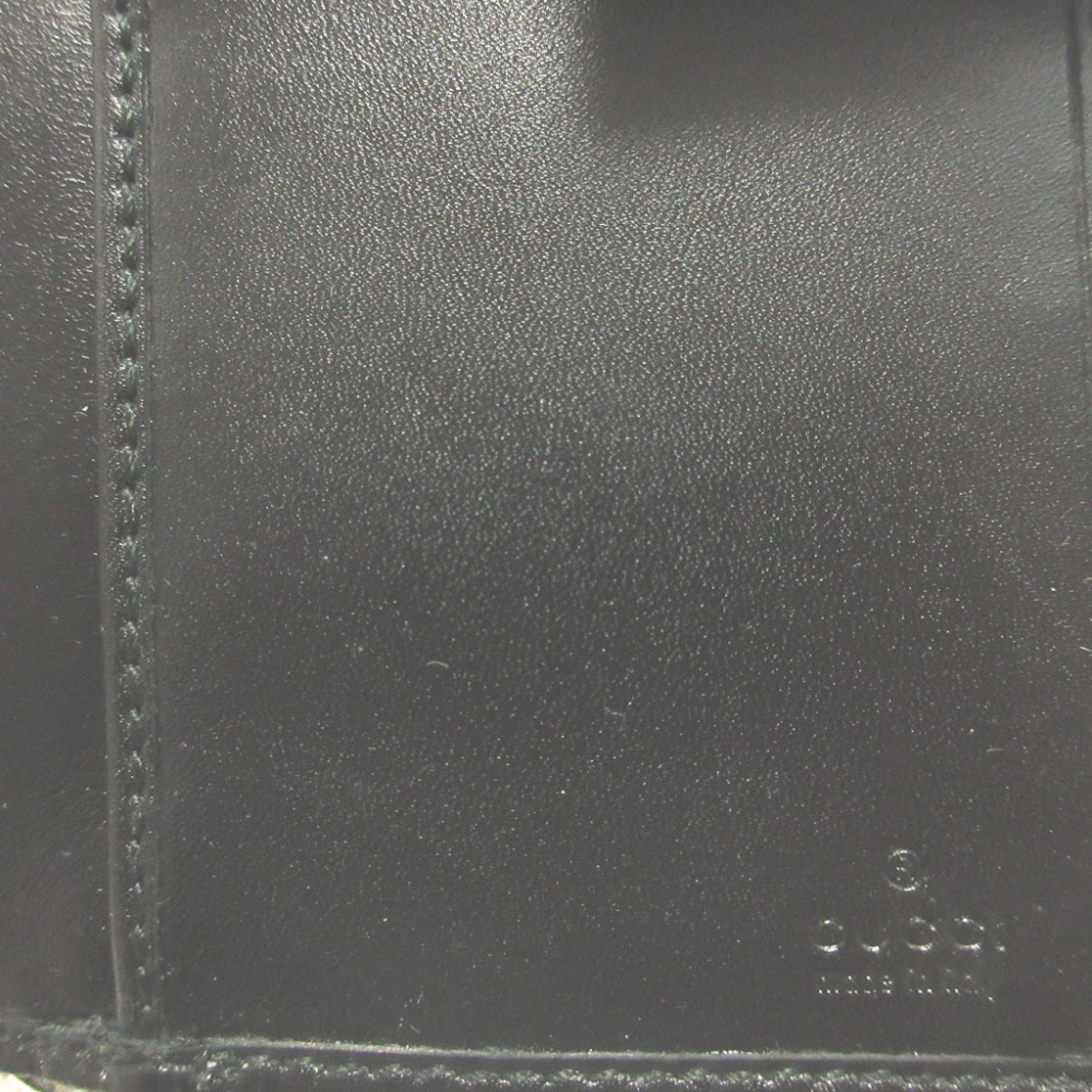 Gucci Black Gg Imprimé Long Wallet (Bi-Fold) (Pre-Owned)