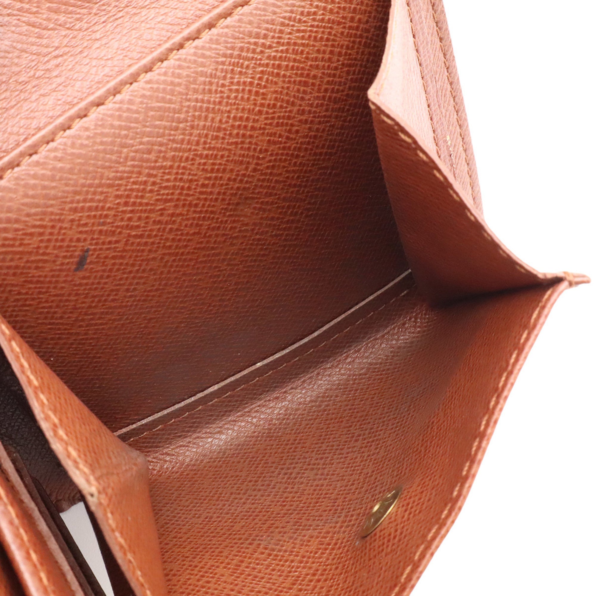 Louis Vuitton Brown Monogram Canvas Wallet (Bi-Fold) (Pre-Owned)