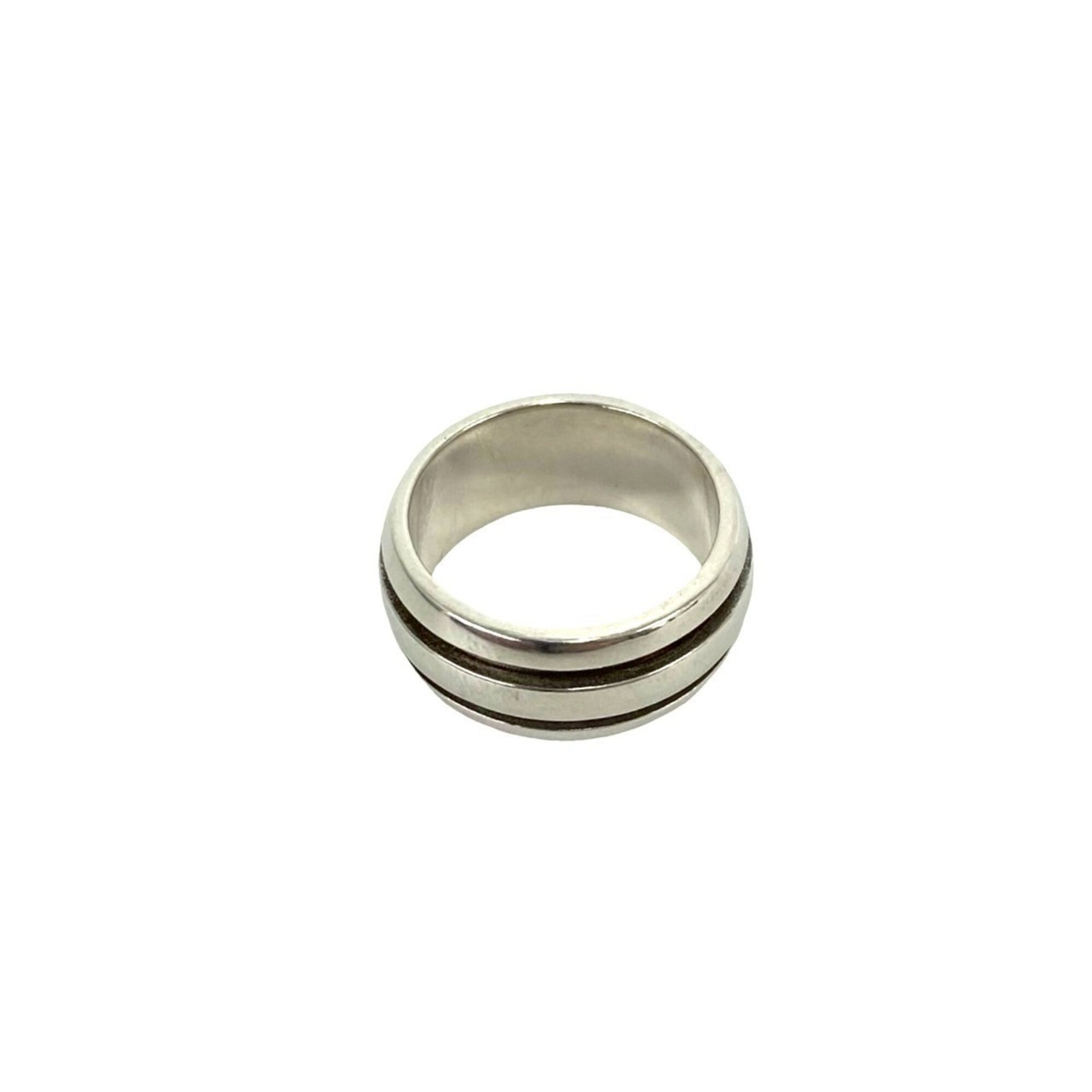 Tiffany Silver Silver 925 Band Ring (Pre-Owned)