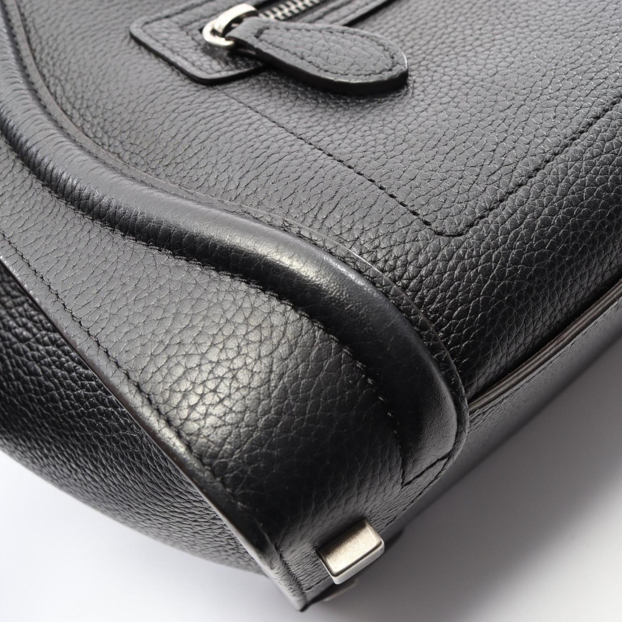 Celine Black Leather Handbag Tote Bag (Pre-Owned)