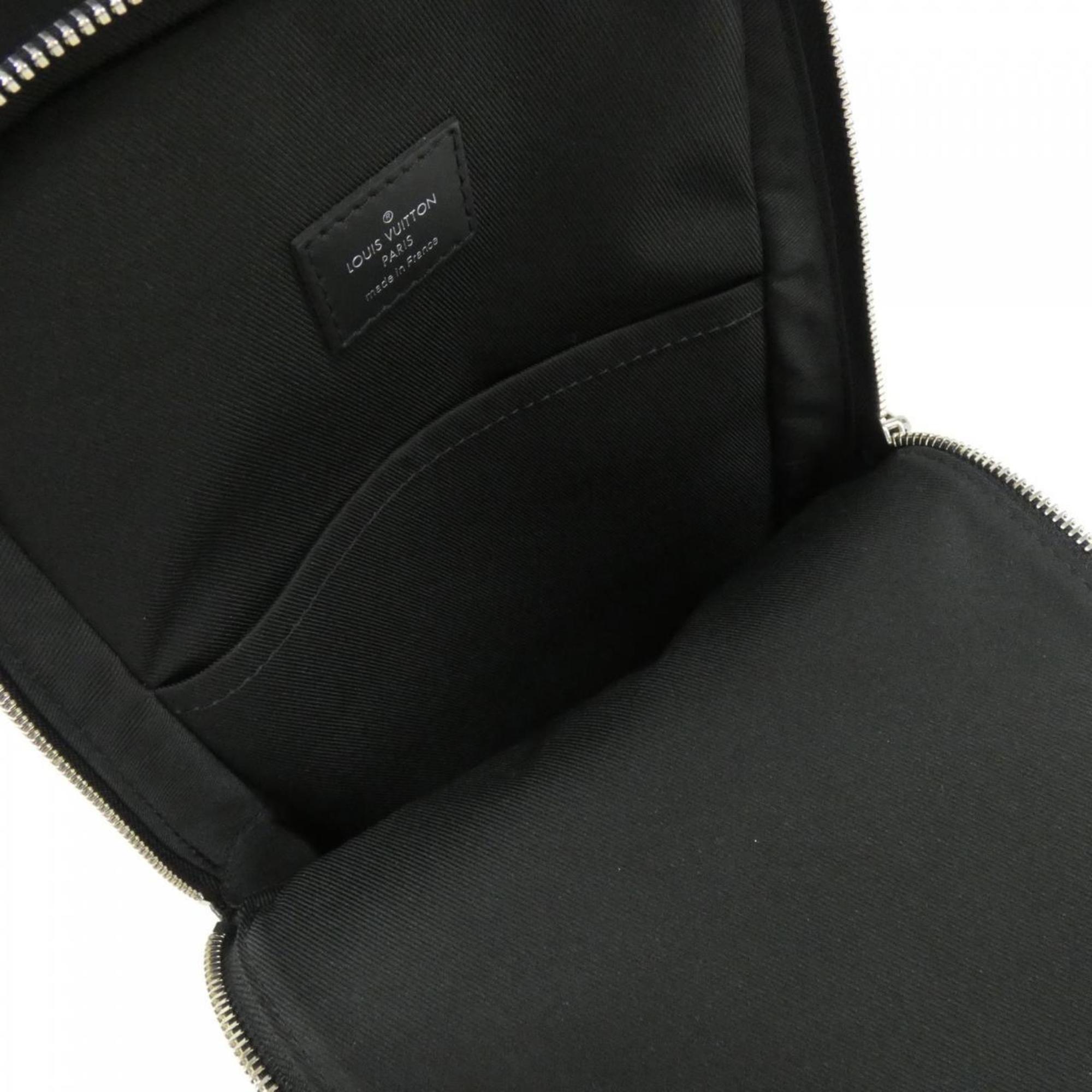 Louis Vuitton Graphite Gray Coated Canvas Shoulder Bag (Pre-Owned)