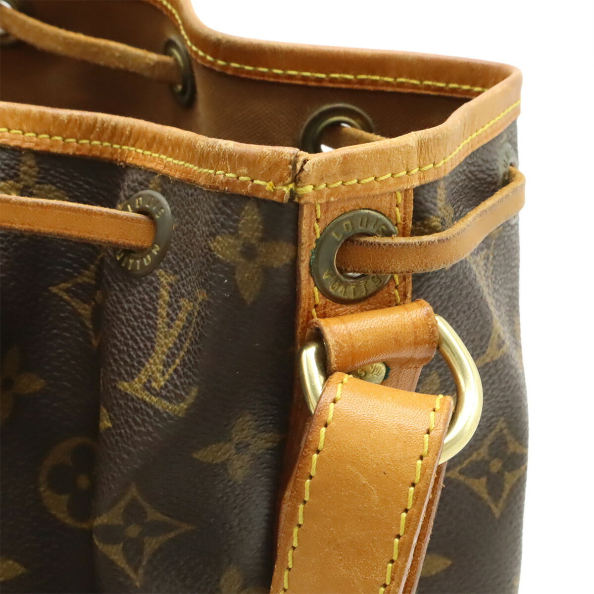 Louis Vuitton Brown Monogram Canvas Shoulder Bag (Pre-Owned)