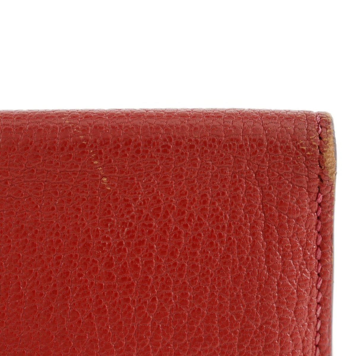 Hermes Red Color Wallet (Bi-Fold) (Pre-Owned)