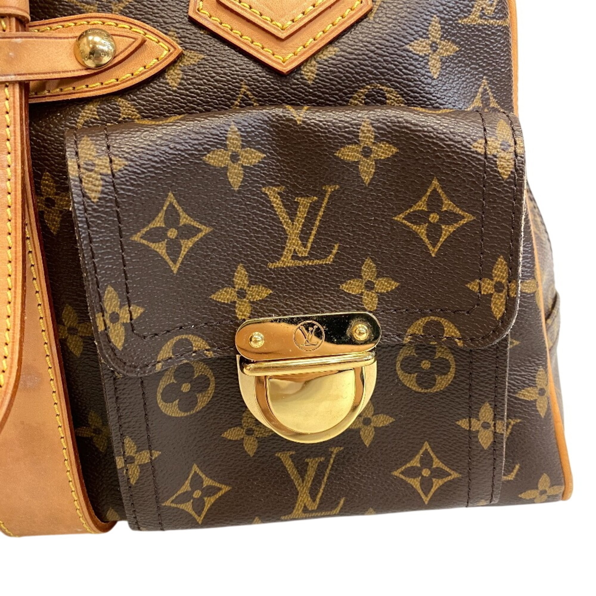 Louis Vuitton Brown Monogram Monogram Leather Handbag (Pre-Owned)