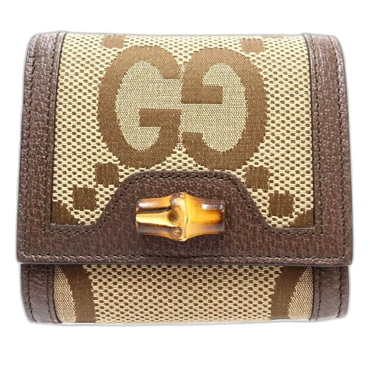 Gucci Beige Canvas Wallet (Bi-Fold) (Pre-Owned)
