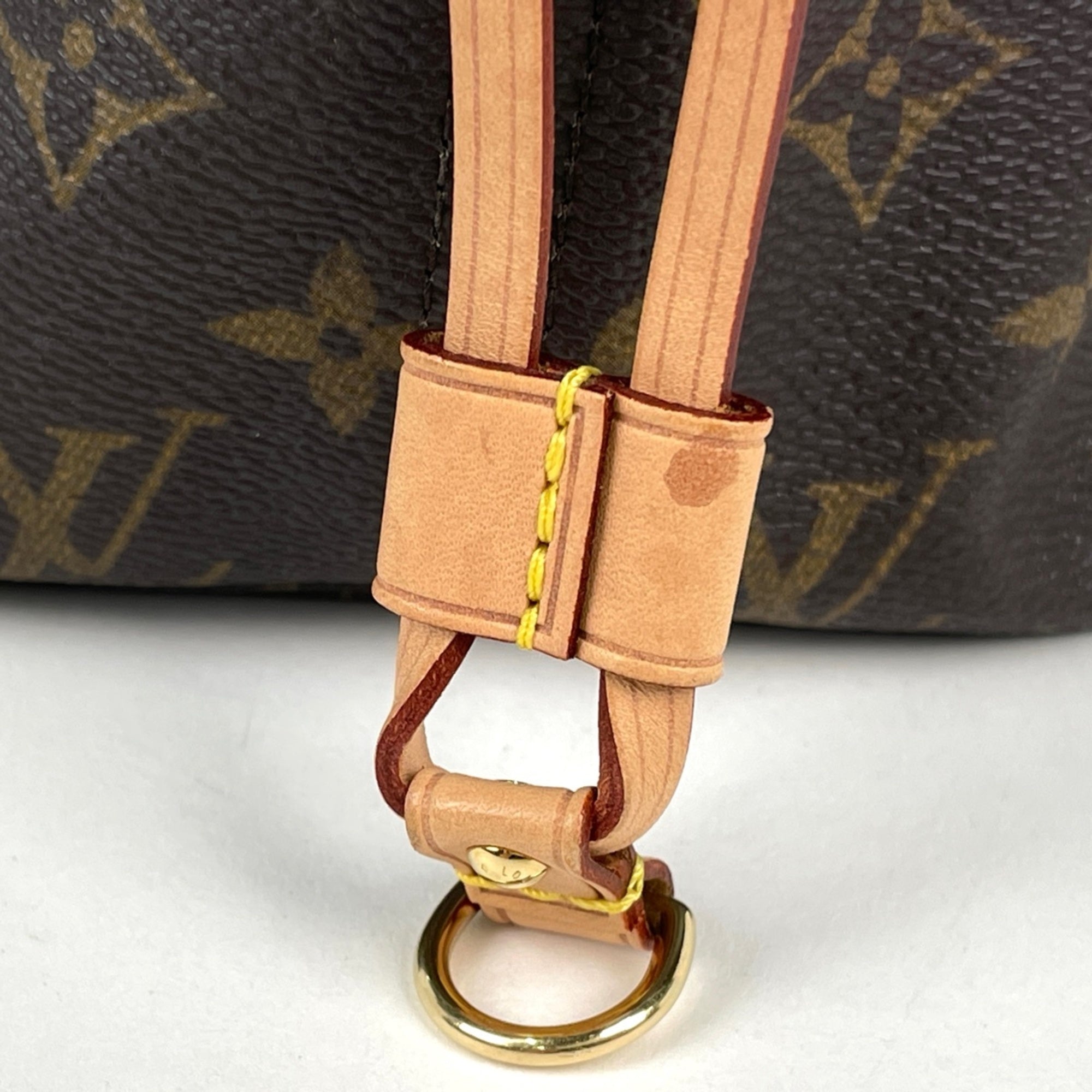 Louis Vuitton Beige Brown Monogram Monogram Handbag Tote Bag (Pre-Owned)