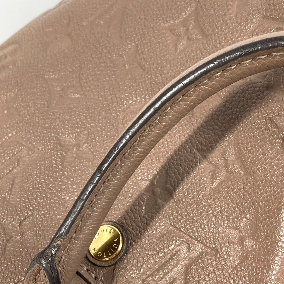 Louis Vuitton Monogram Empreinte Beige Monogram Empreinte Handbag Shoulder Bag (Pre-Owned)