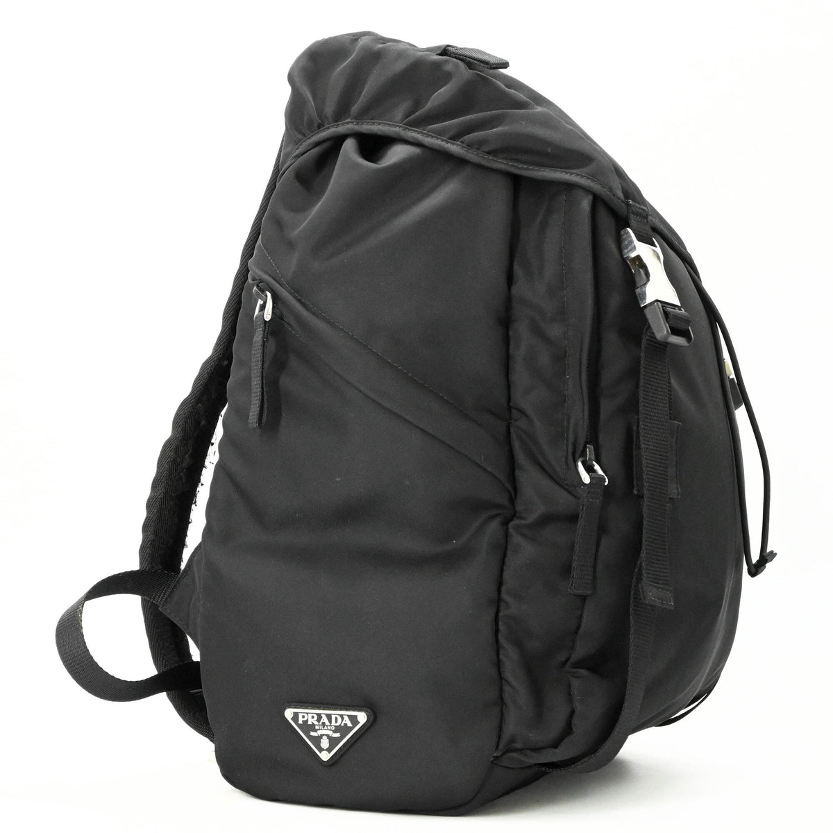 Prada Black Nylon Backpack (Pre-Owned)
