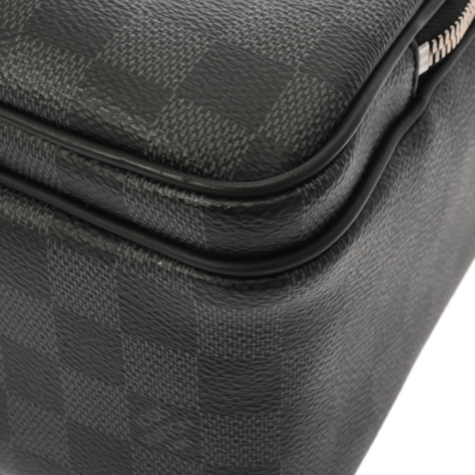 Louis Vuitton Black Damier Canvas Briefcase (Pre-Owned)
