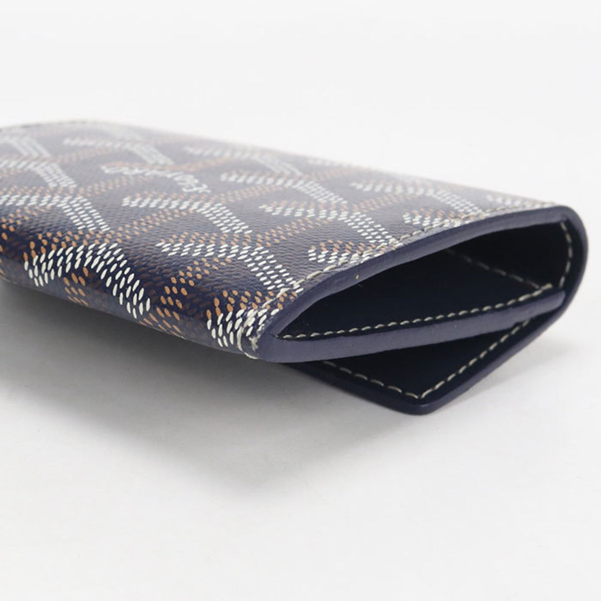 Goyard Navy Canvas Wallet (Bi-Fold) (Pre-Owned)