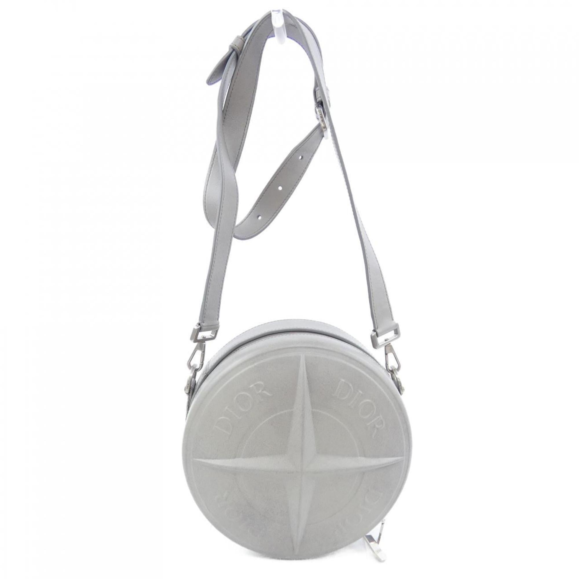 Christian Dior Gray Handbag Shoulder Bag (Pre-Owned)