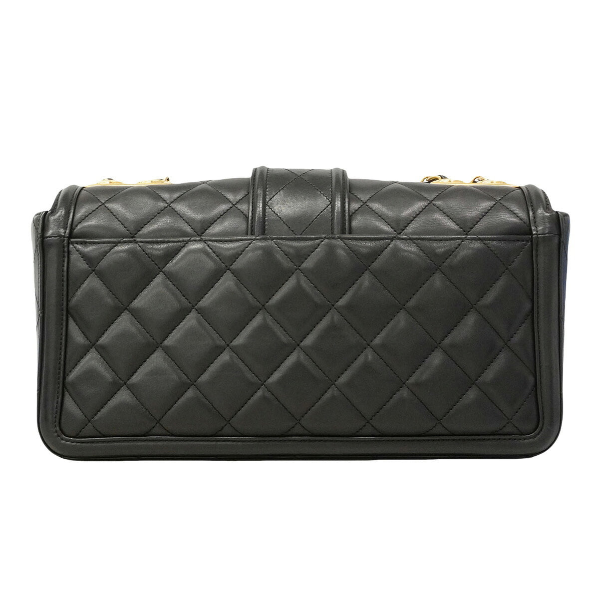 Chanel Black Leather Shoulder Bag (Pre-Owned)