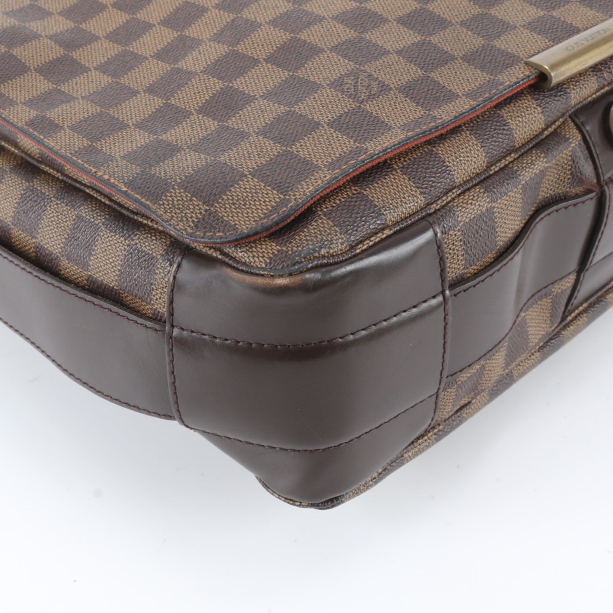 Louis Vuitton Damier Ebene Leather Coated Canvas Shoulder Bag (Pre-Owned)