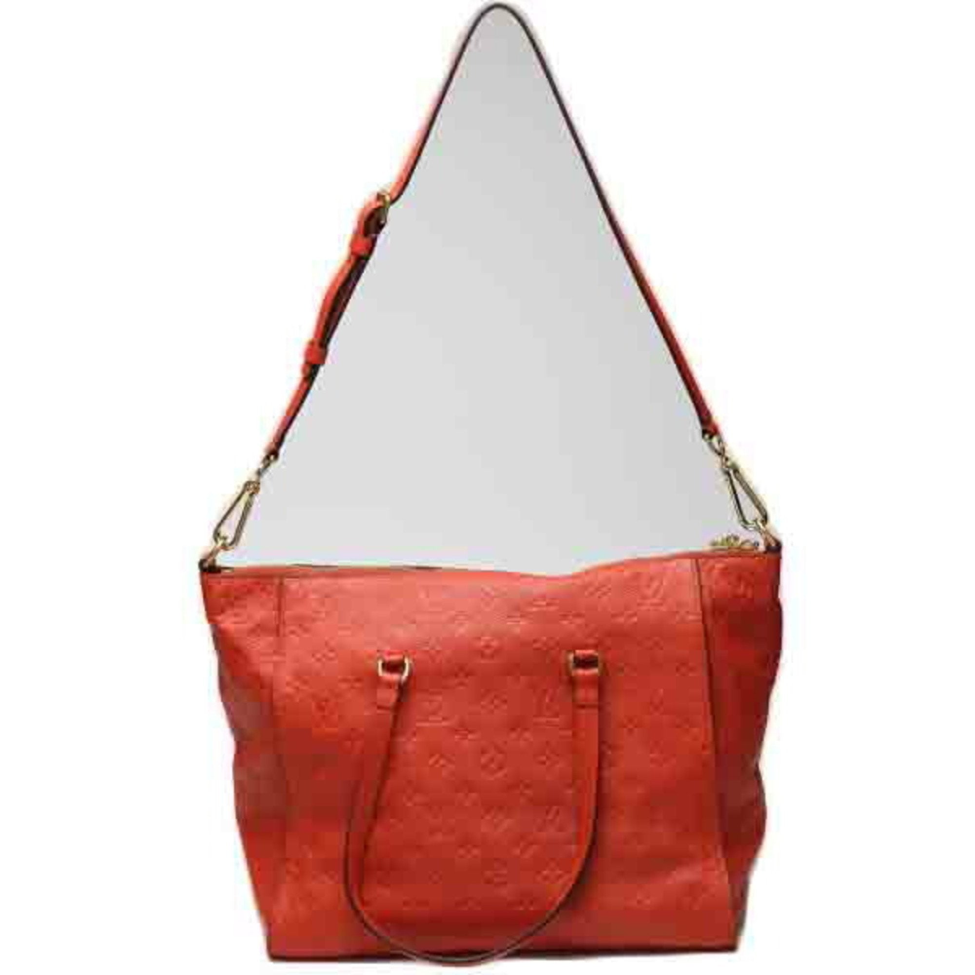 Louis Vuitton Red Color Monogram Empreinte Shoulder Bag Tote Bag (Pre-Owned)