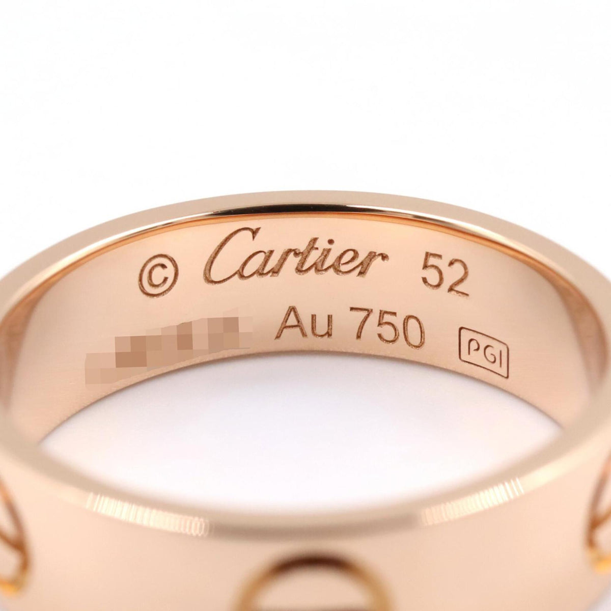 Cartier Gold Pink Gold (18K) Band Ring (Pre-Owned)