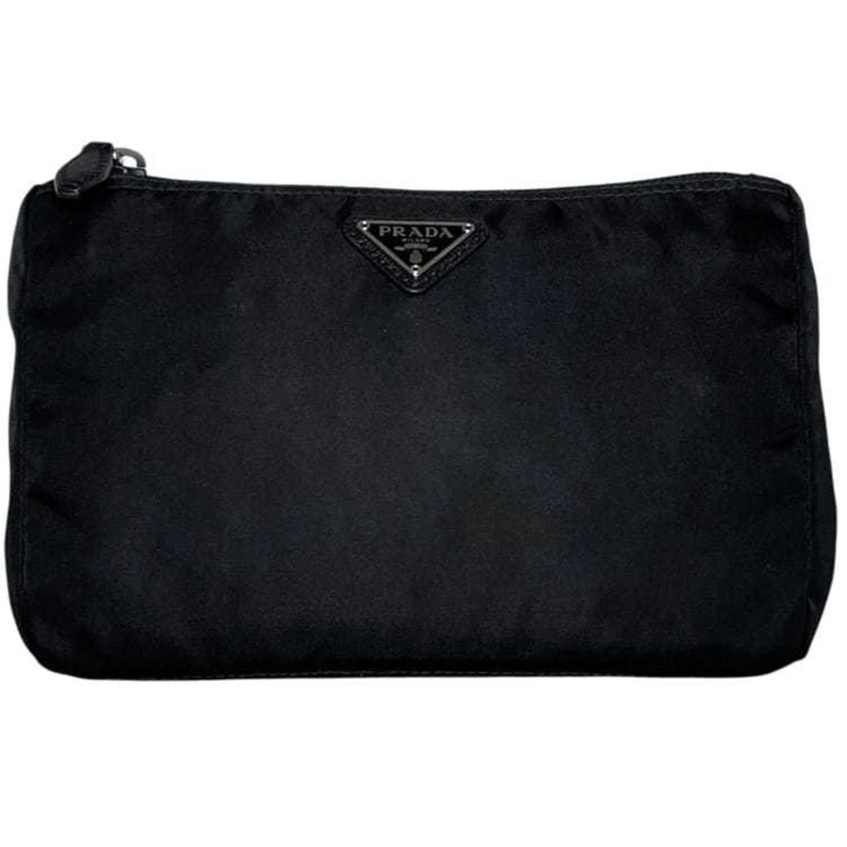 Prada Black Nero Nylon Pouch (Pre-Owned)