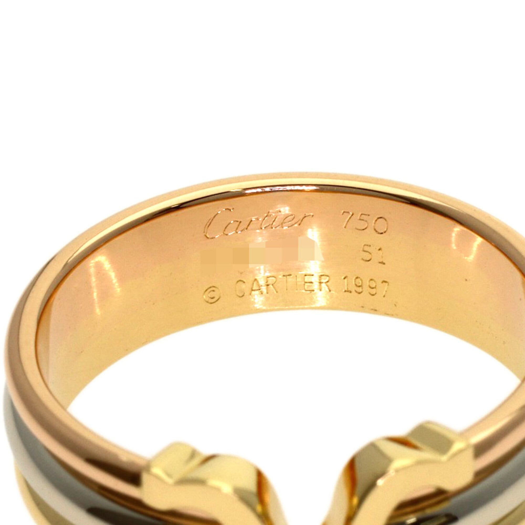 Cartier Yellow Gold (18K) Pink Gold (18K) White Gold (18K) Band Ring (Pre-Owned)