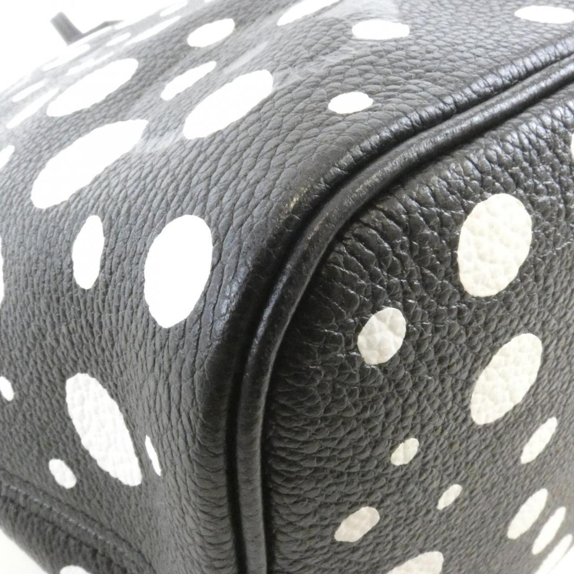 Louis Vuitton Black Leather Handbag (Pre-Owned)