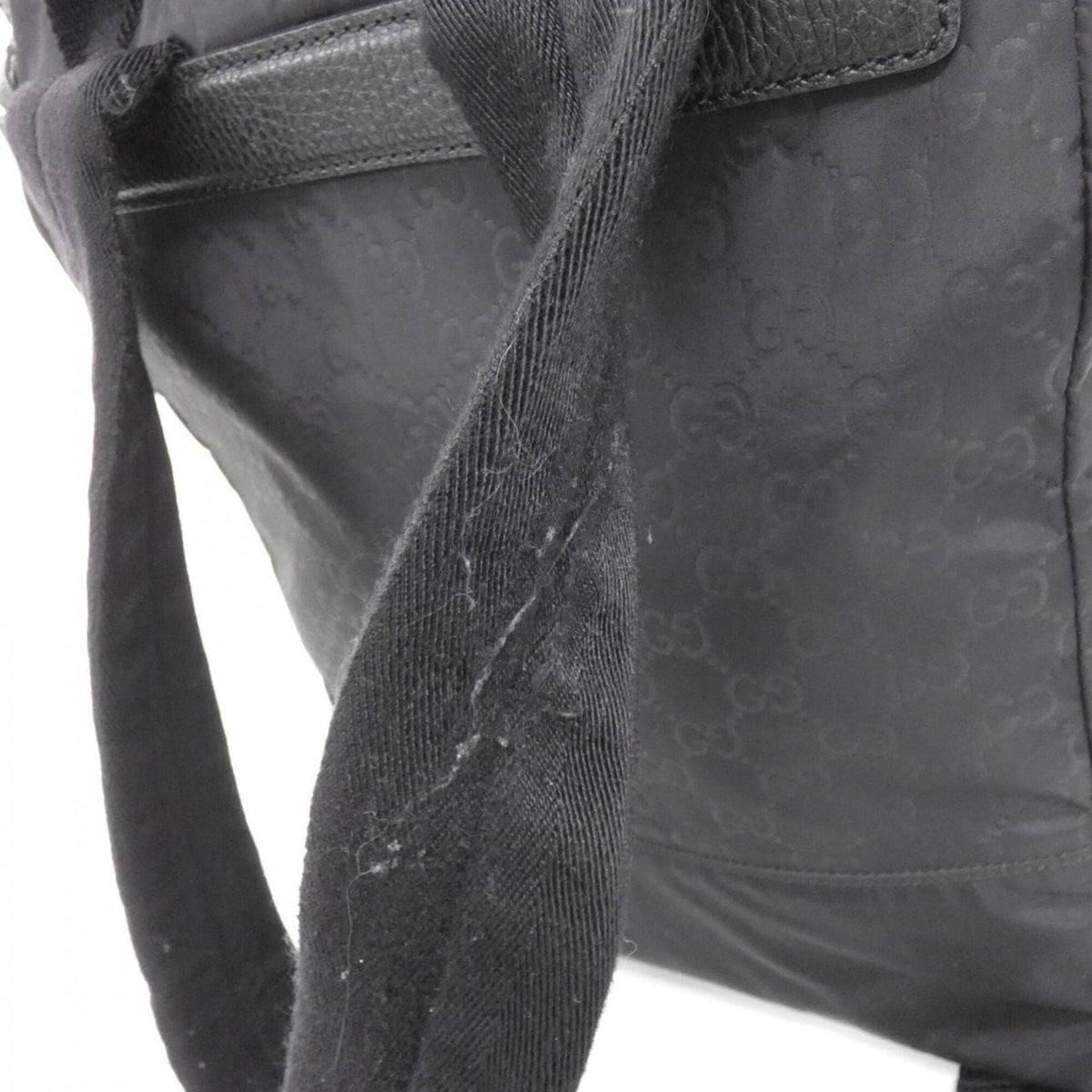 Gucci Black Nylon Backpack (Pre-Owned)