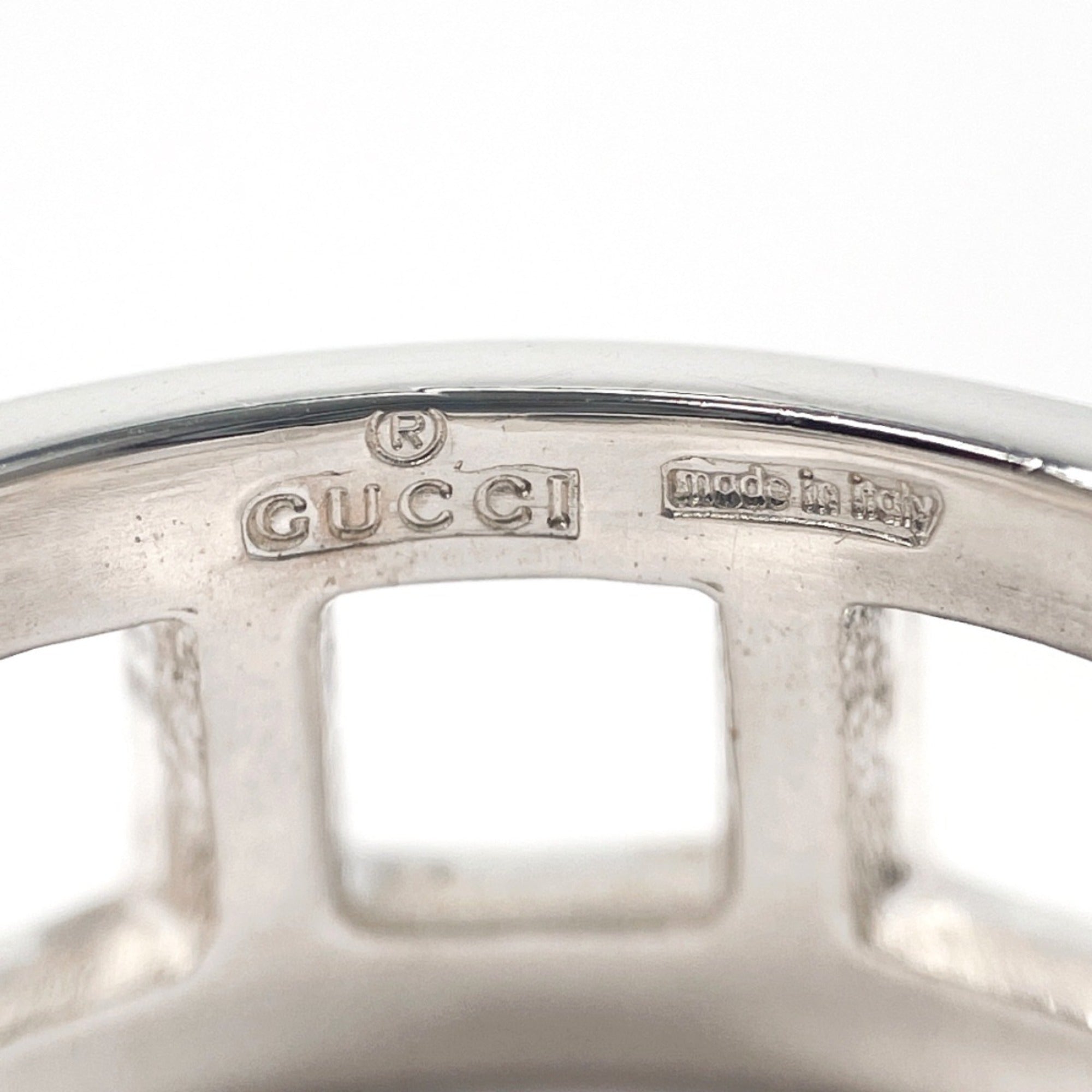 Gucci Silver Silver 925 Band Ring (Pre-Owned)