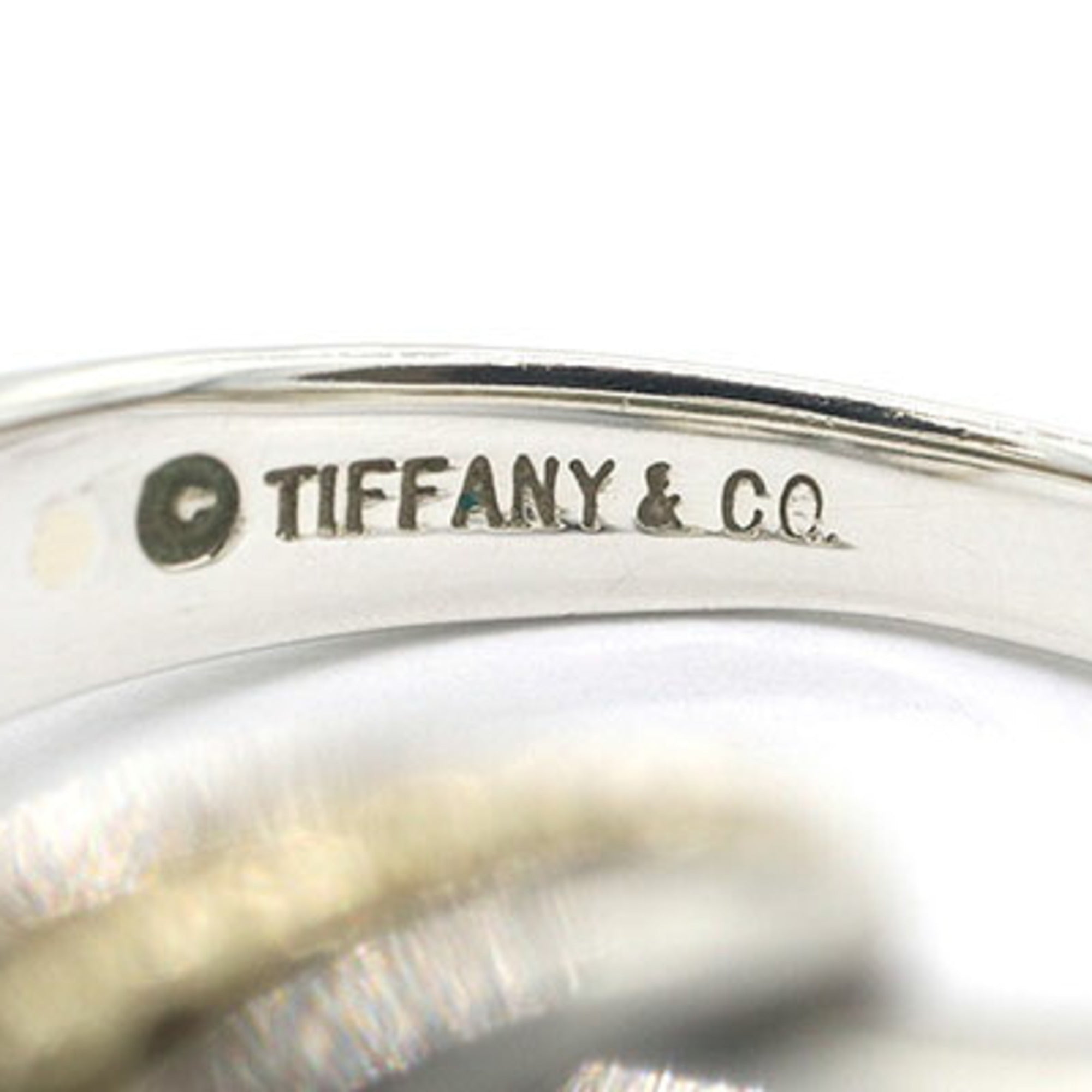 Tiffany Yellow Gold (18K) Sterling Silver 925 Band Ring (Pre-Owned)