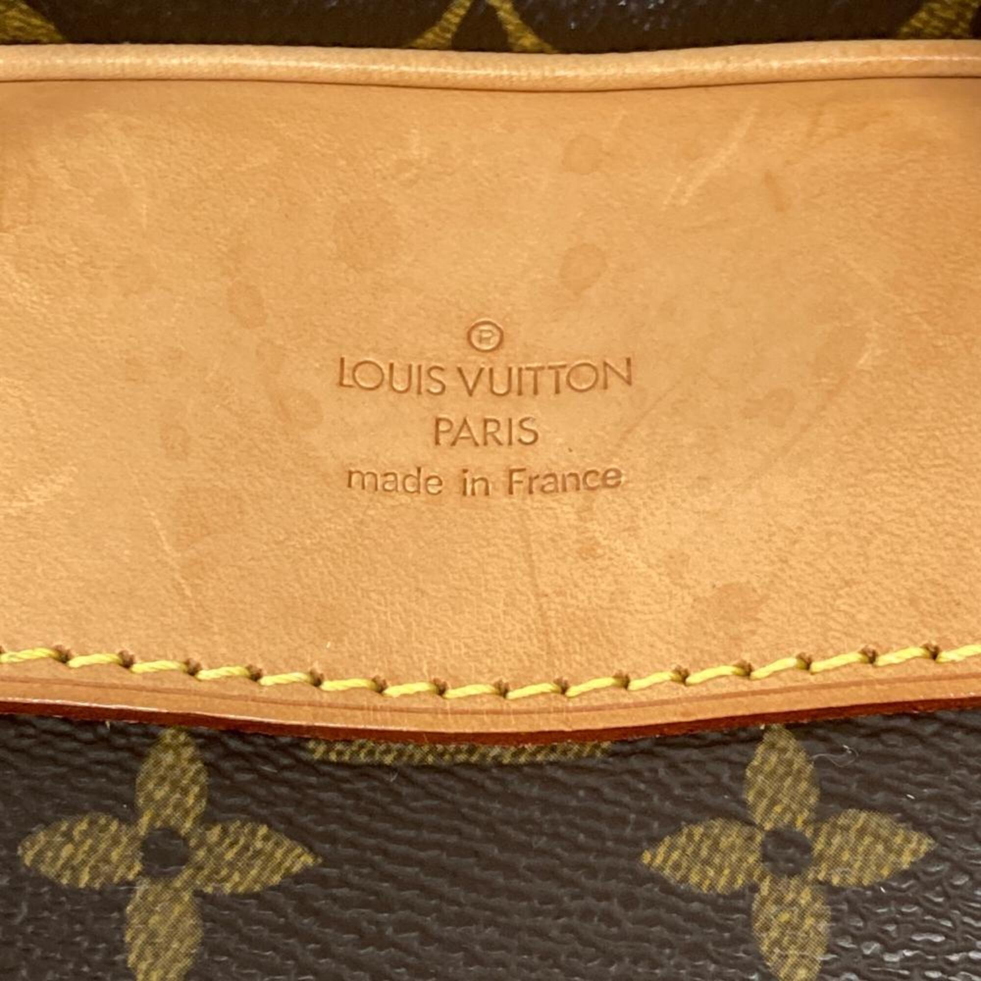 Louis Vuitton Brown Monogram Canvas Boston Bag (Pre-Owned)