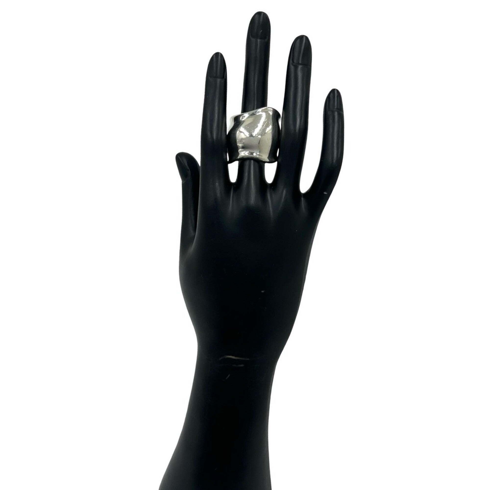 Tiffany Silver Silver 925 Band Ring (Pre-Owned)