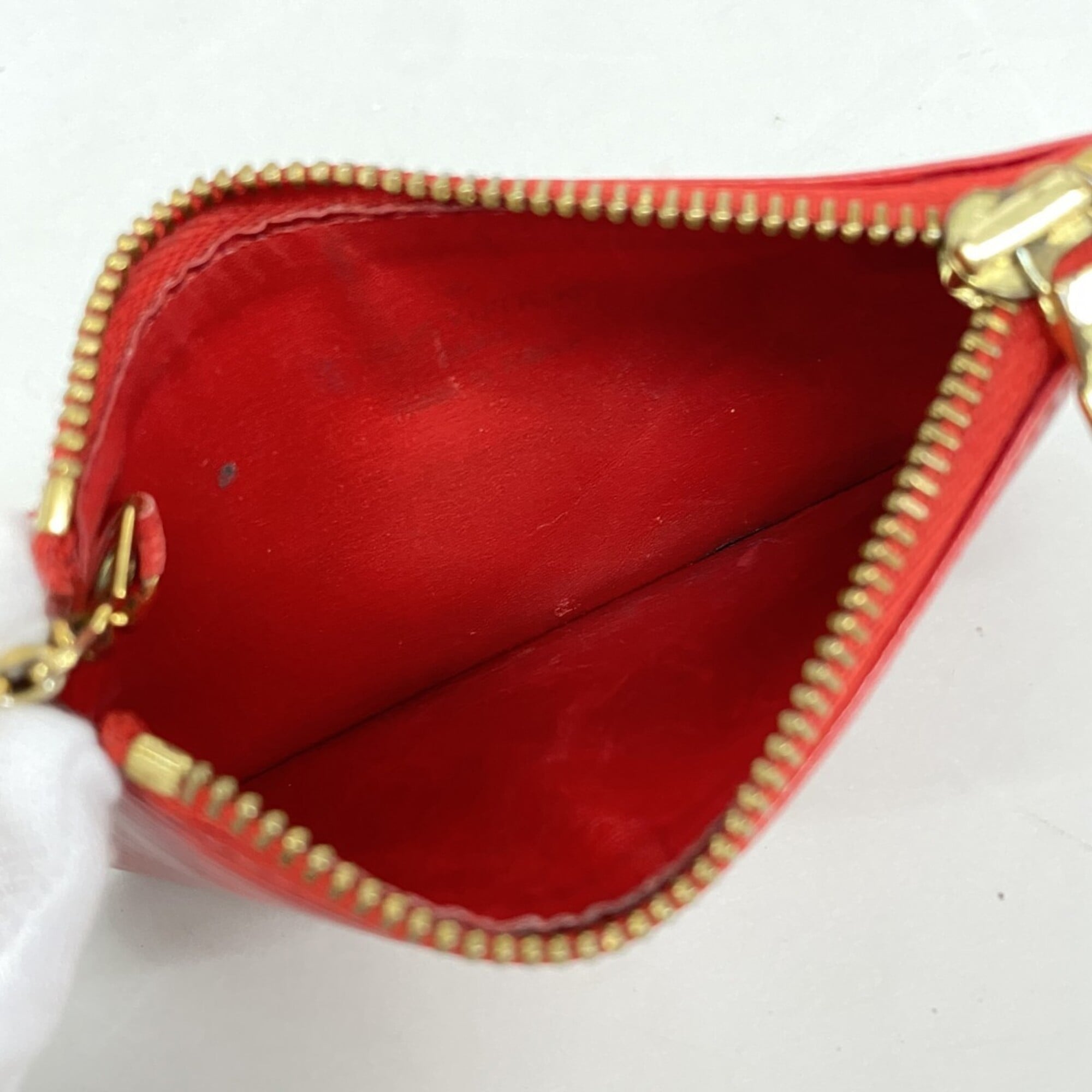 Louis Vuitton Castilian Red Coin Purse/Coin Case (Pre-Owned)