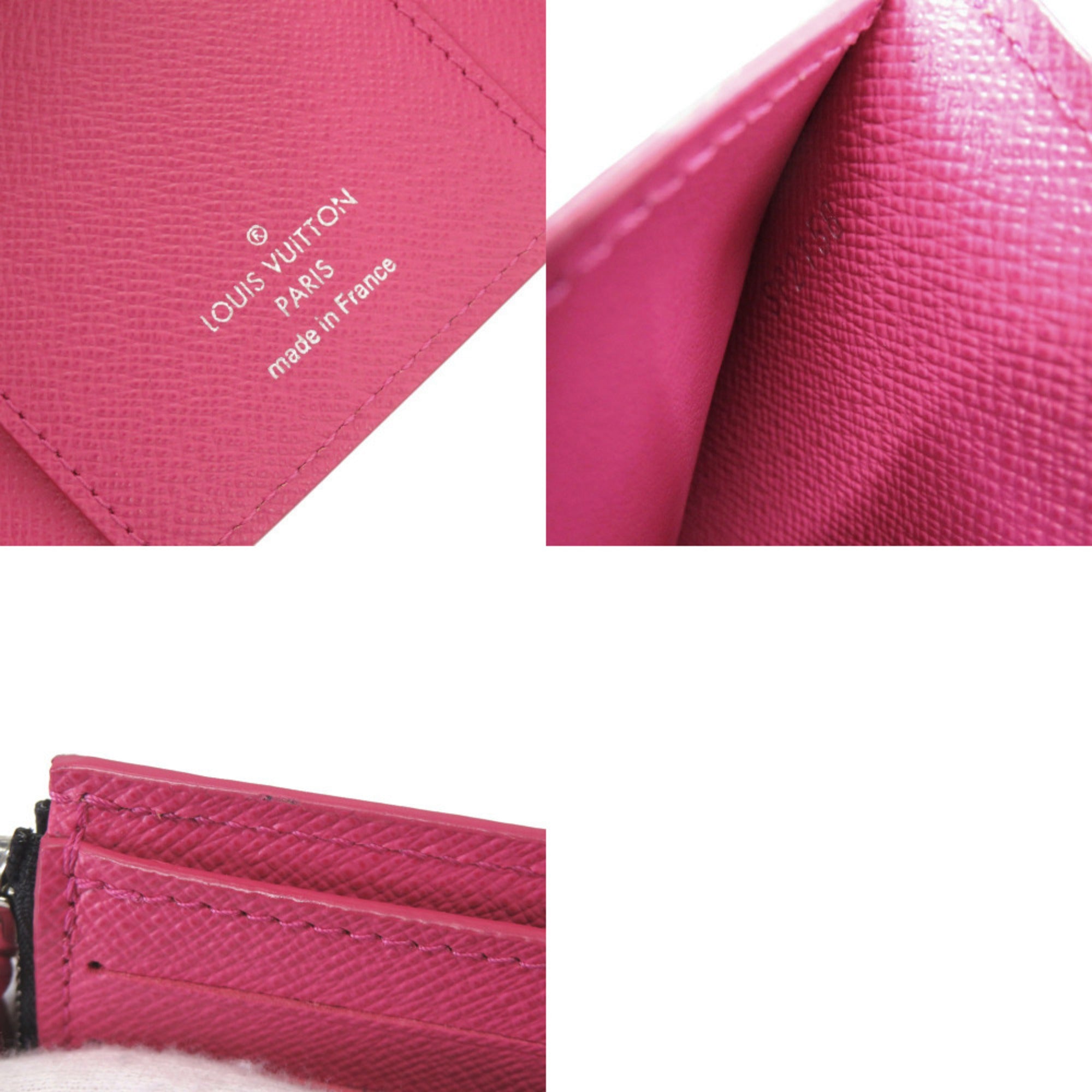 Louis Vuitton Black Pink Epi Leather Wallet (Tri-Fold) (Pre-Owned)