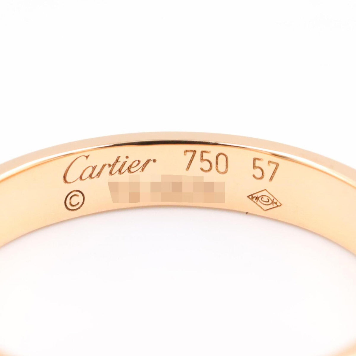Cartier Pink Gold Pink Gold (18K) Band Ring (Pre-Owned)