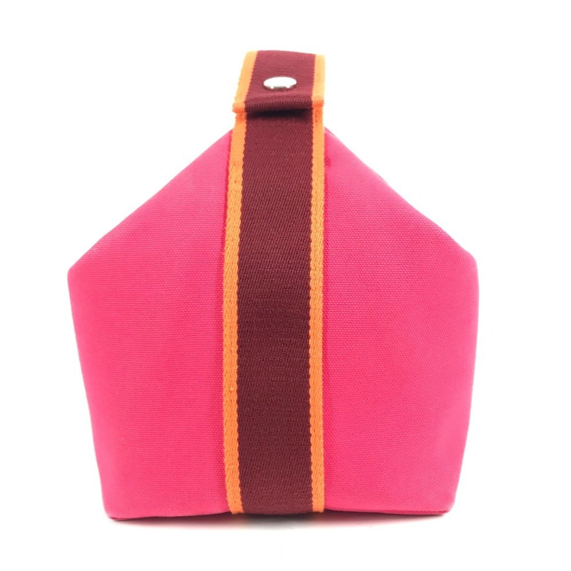 Hermes Pink Cotton Pouch Vanity Bag (Pre-Owned)
