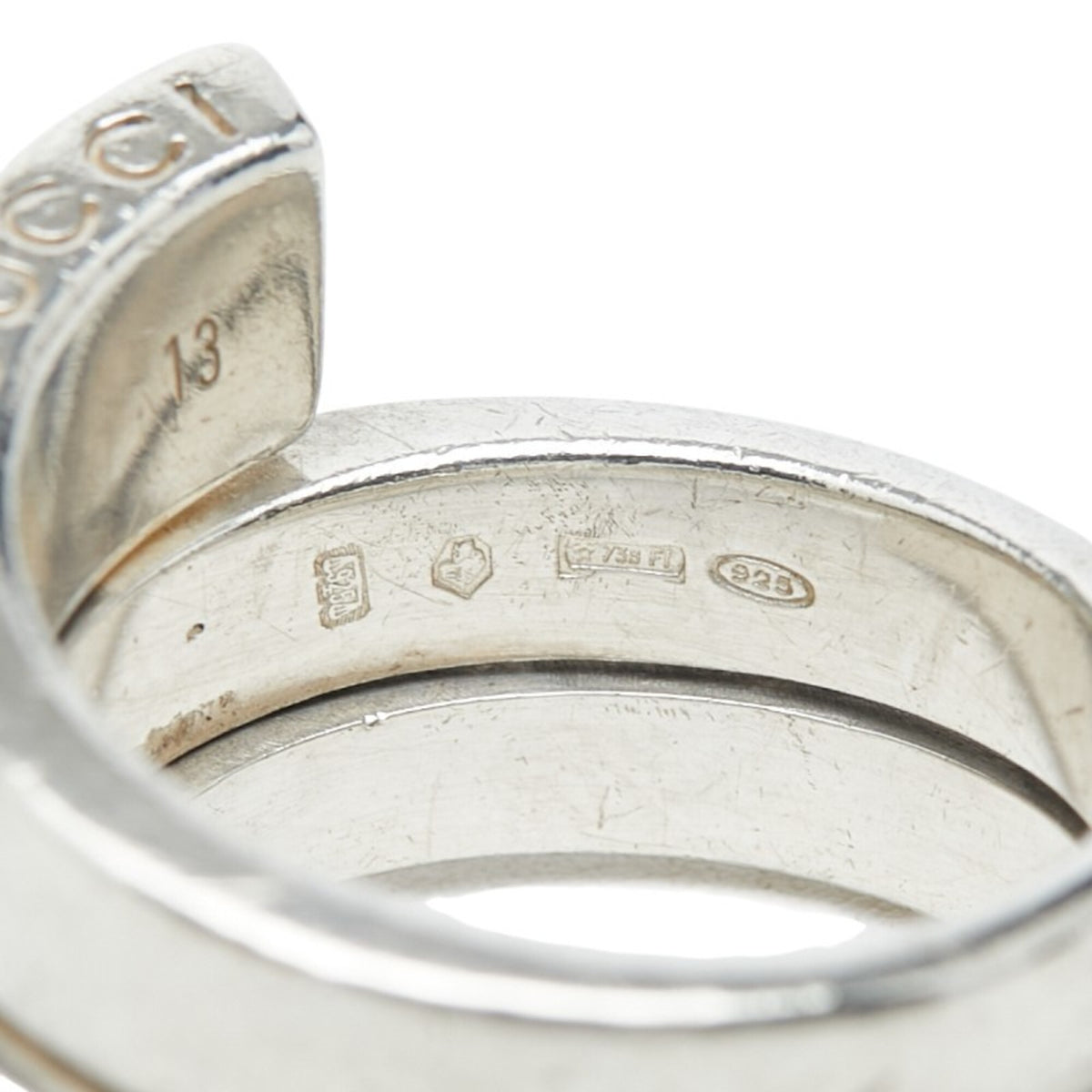 Gucci Silver Silver 925 Band Ring (Pre-Owned)