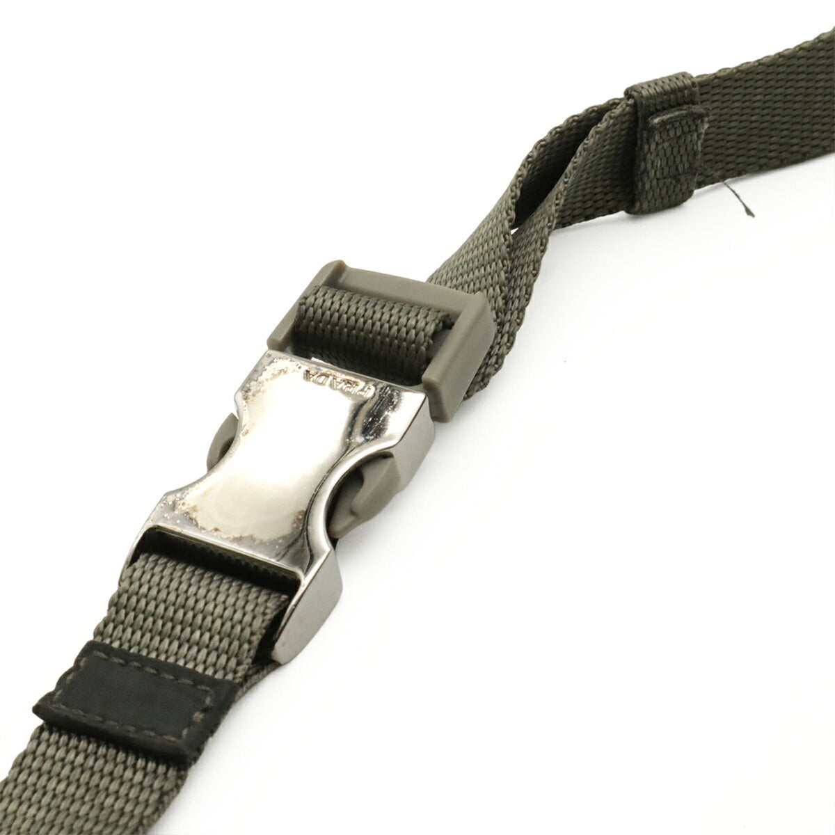 Prada Gray Nylon Sling Bag (Pre-Owned)