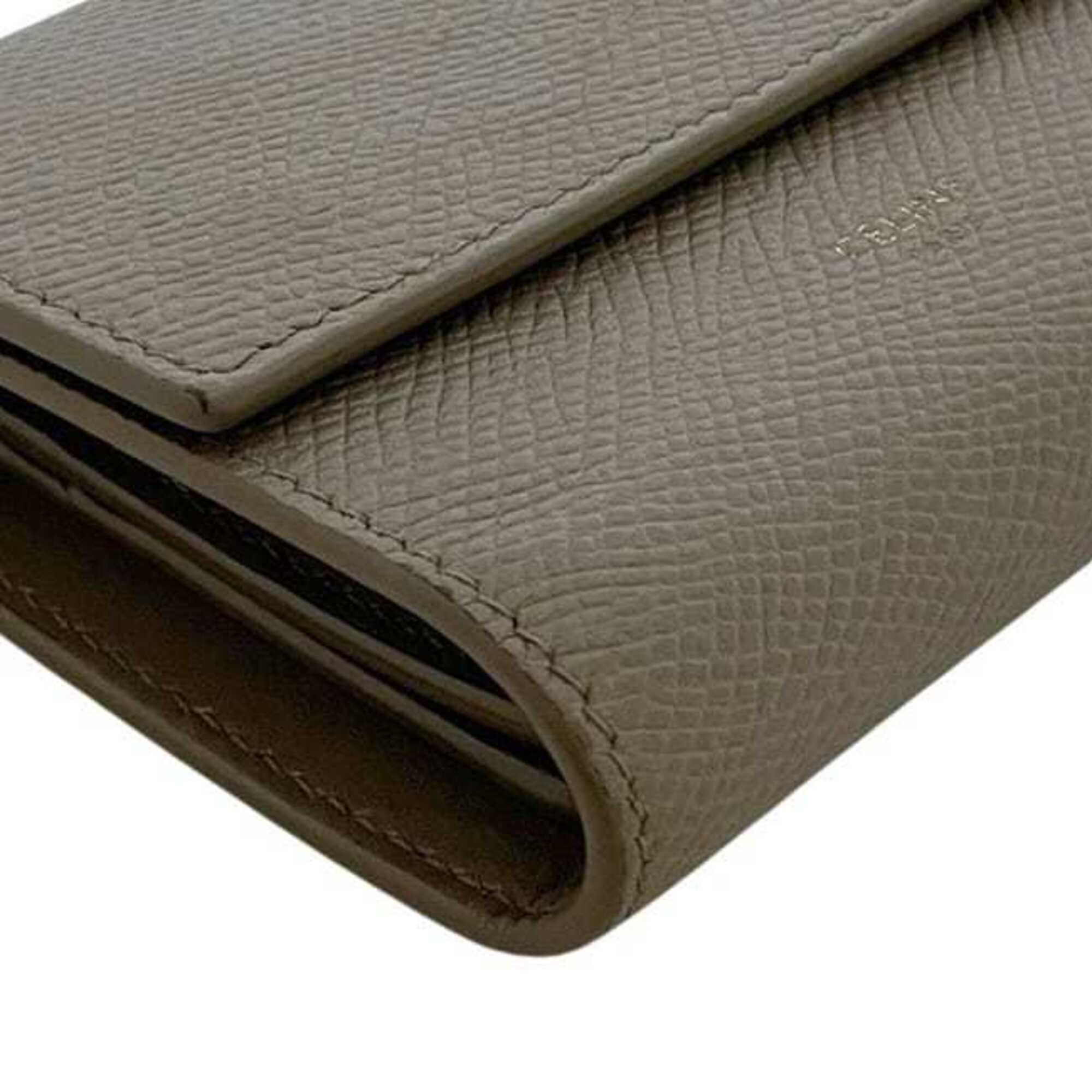 Celine Beige Leather Wallet (Tri-Fold) (Pre-Owned)