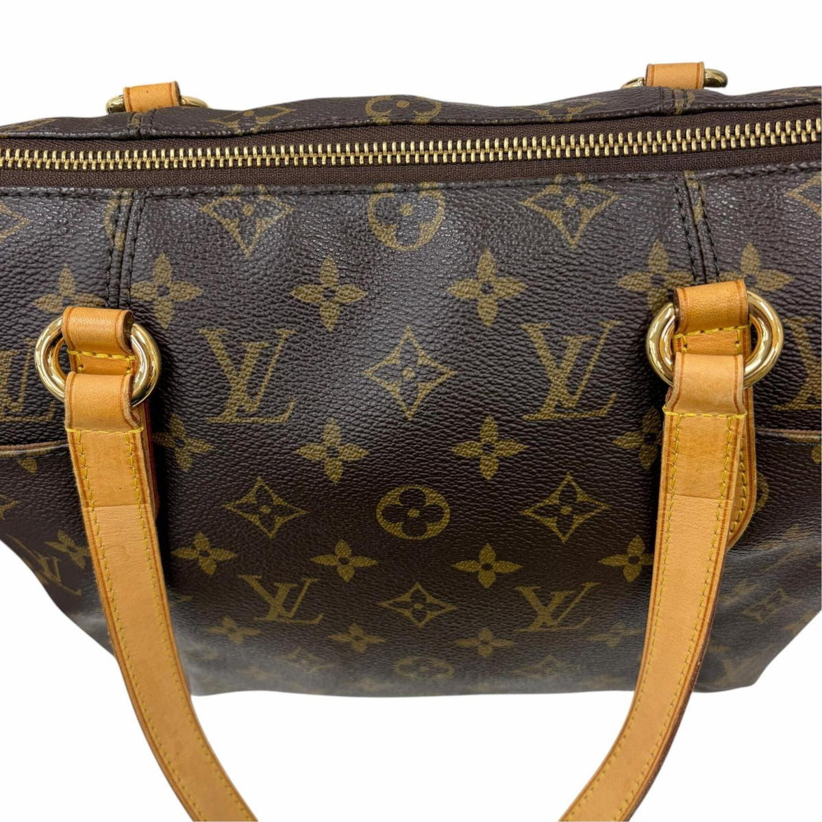Louis Vuitton Brown Monogram Canvas Tote Bag (Pre-Owned)