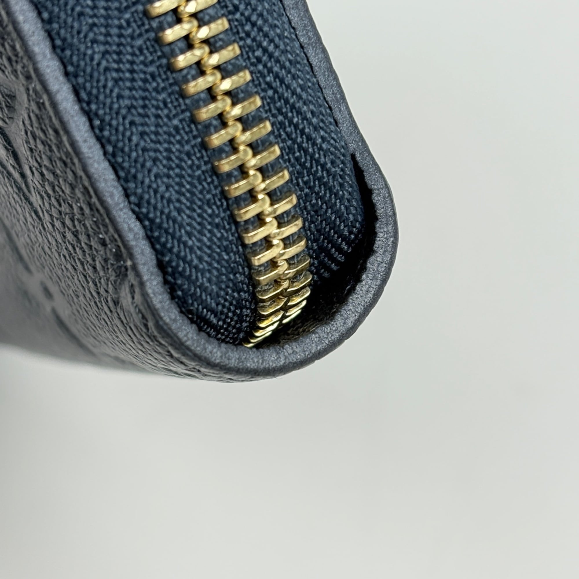 Louis Vuitton Navy Monogram Empreinte Long Wallet (Bi-Fold) (Pre-Owned)