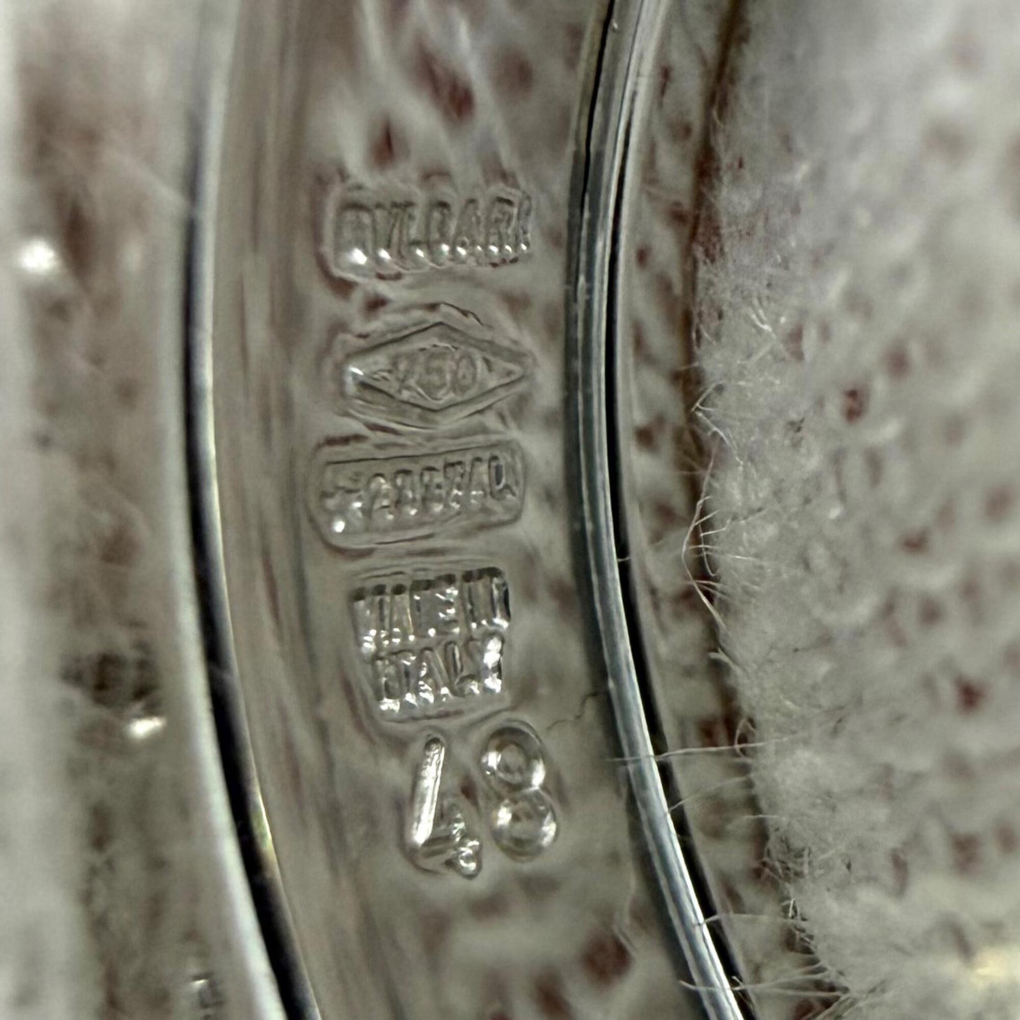 Bvlgari White Gold White Gold (18K) Band Ring (Pre-Owned)