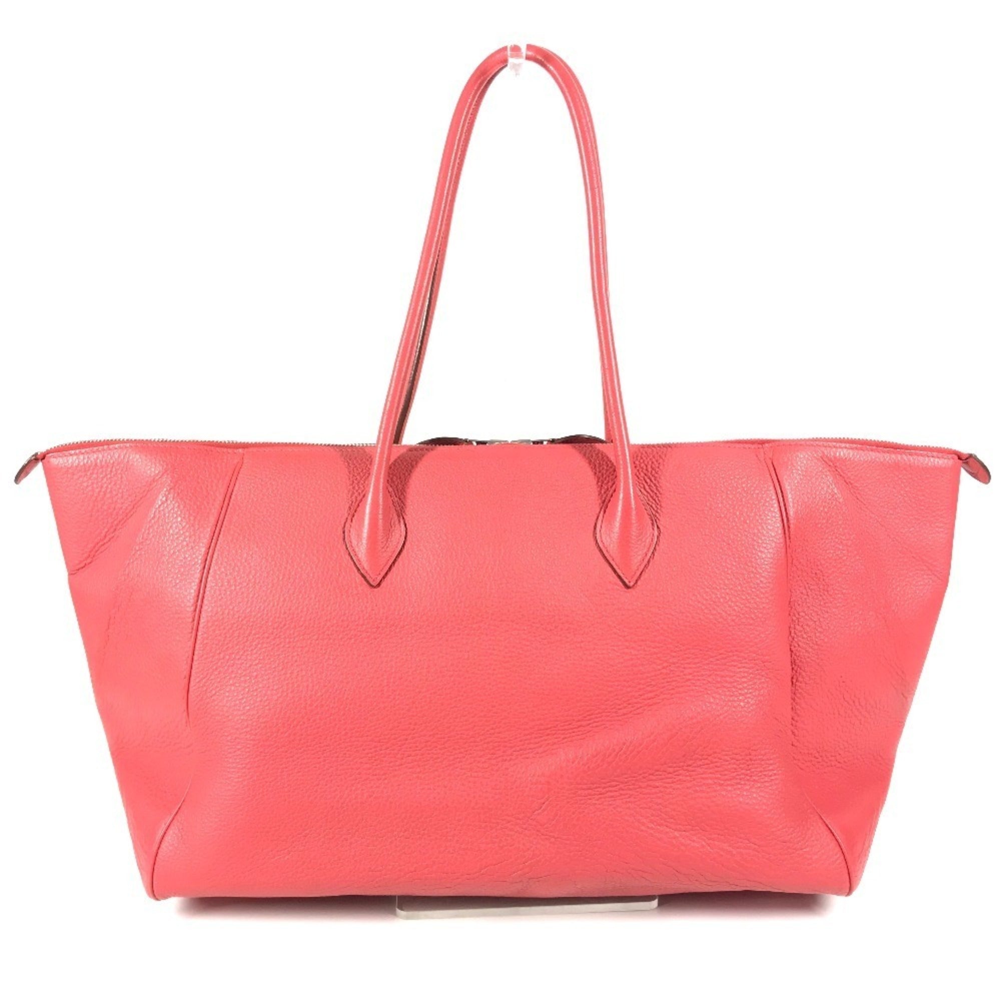 Hermes Paris Bombay Red Color Taurillon Clemence Leather Boston Bag Shoulder Bag (Pre-Owned)