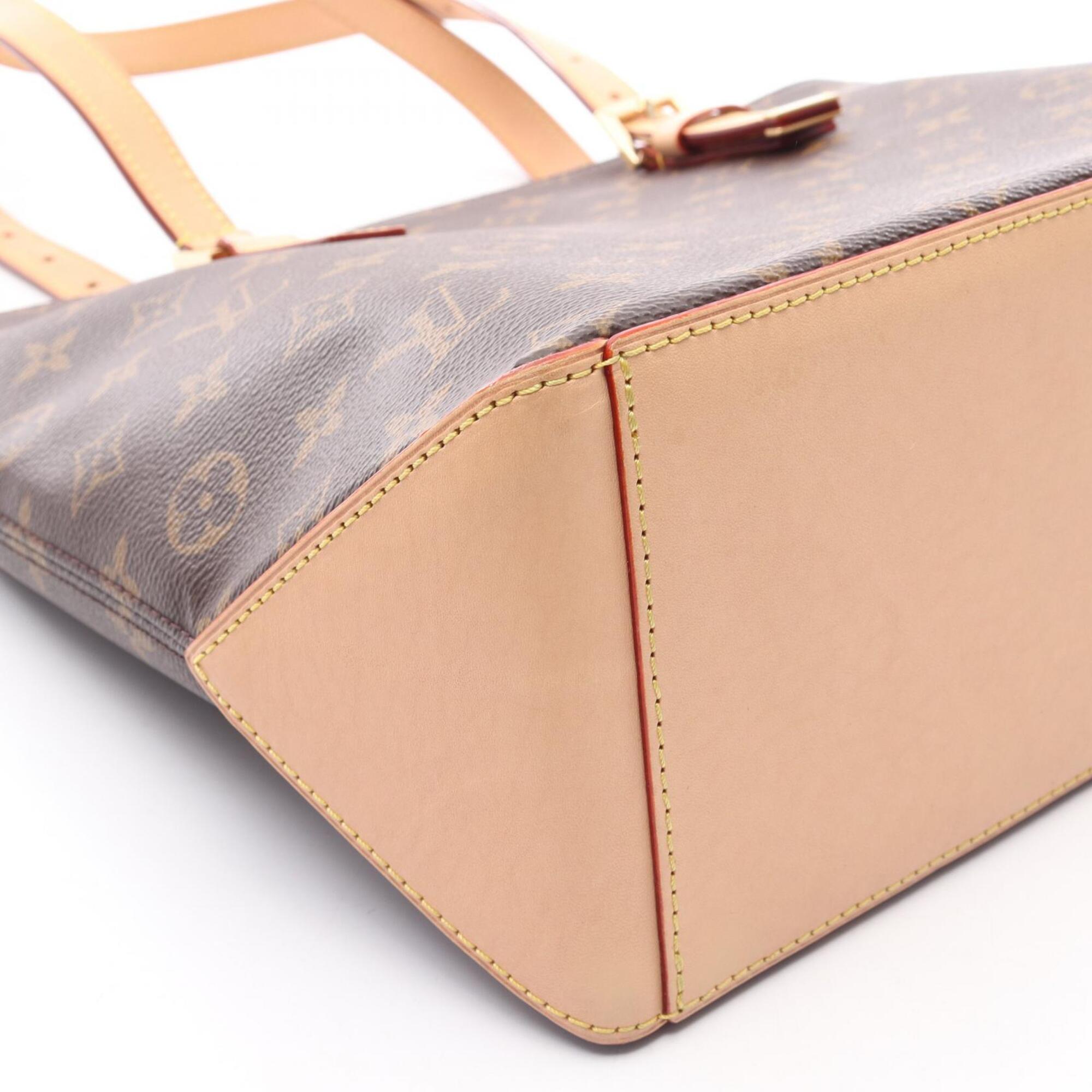 Louis Vuitton Brown Monogram Coated Canvas Handbag Tote Bag (Pre-Owned)