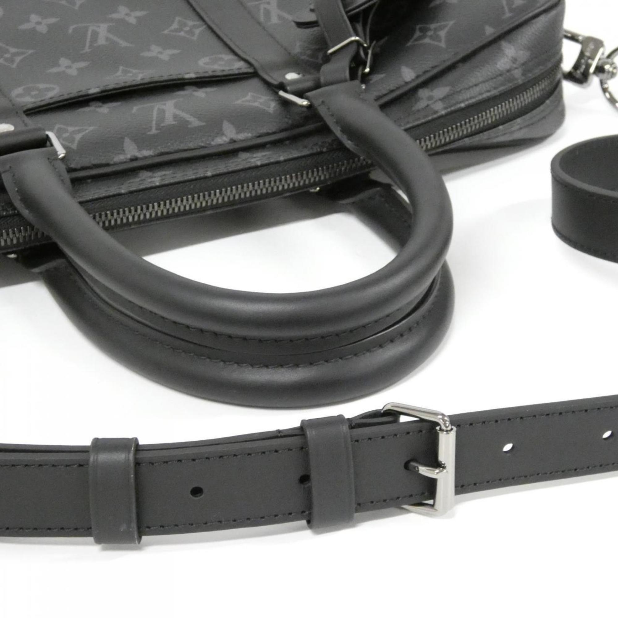 Louis Vuitton Black Coated Canvas Handbag (Pre-Owned)