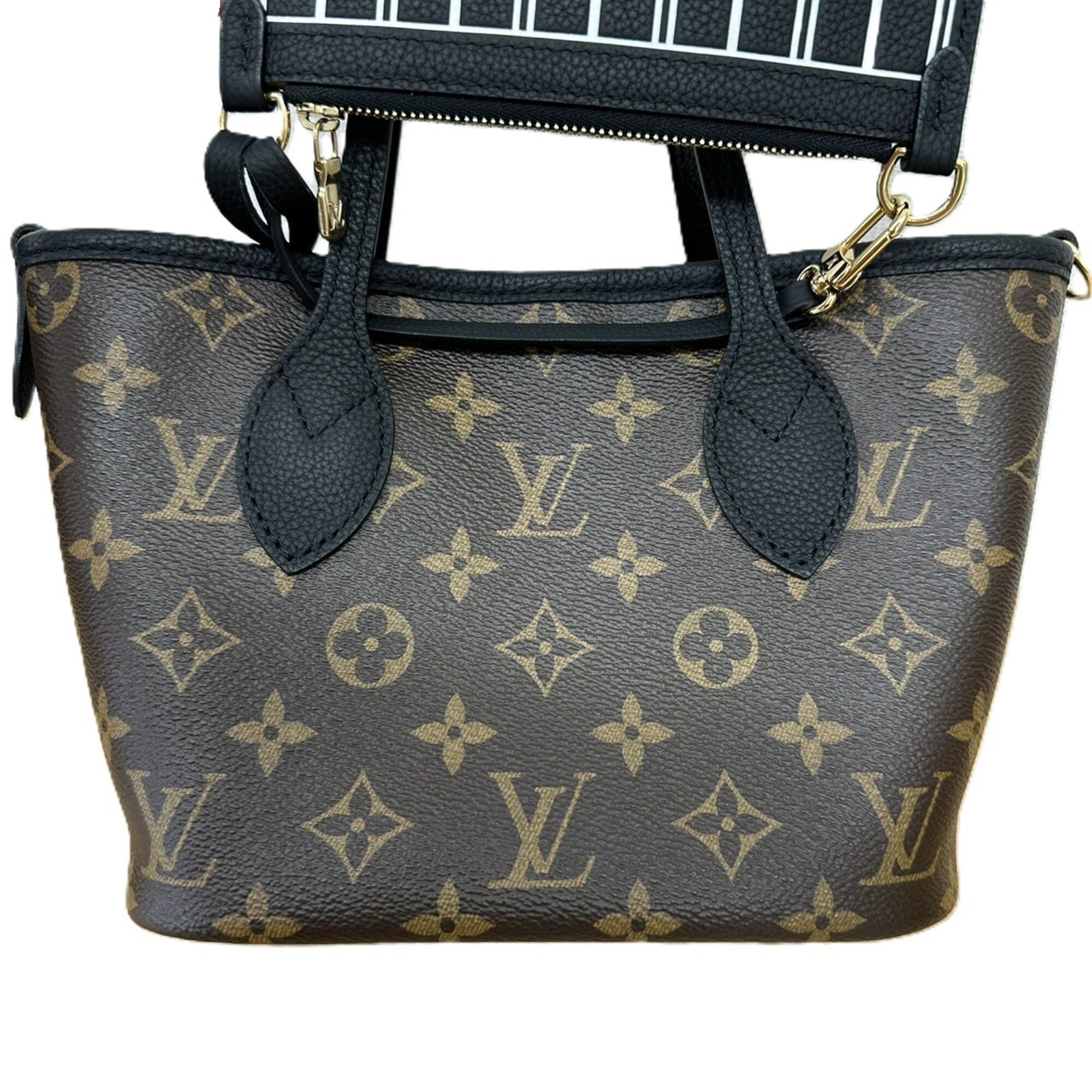 Louis Vuitton Monogram Brown Leather Tote Bag (Pre-Owned)