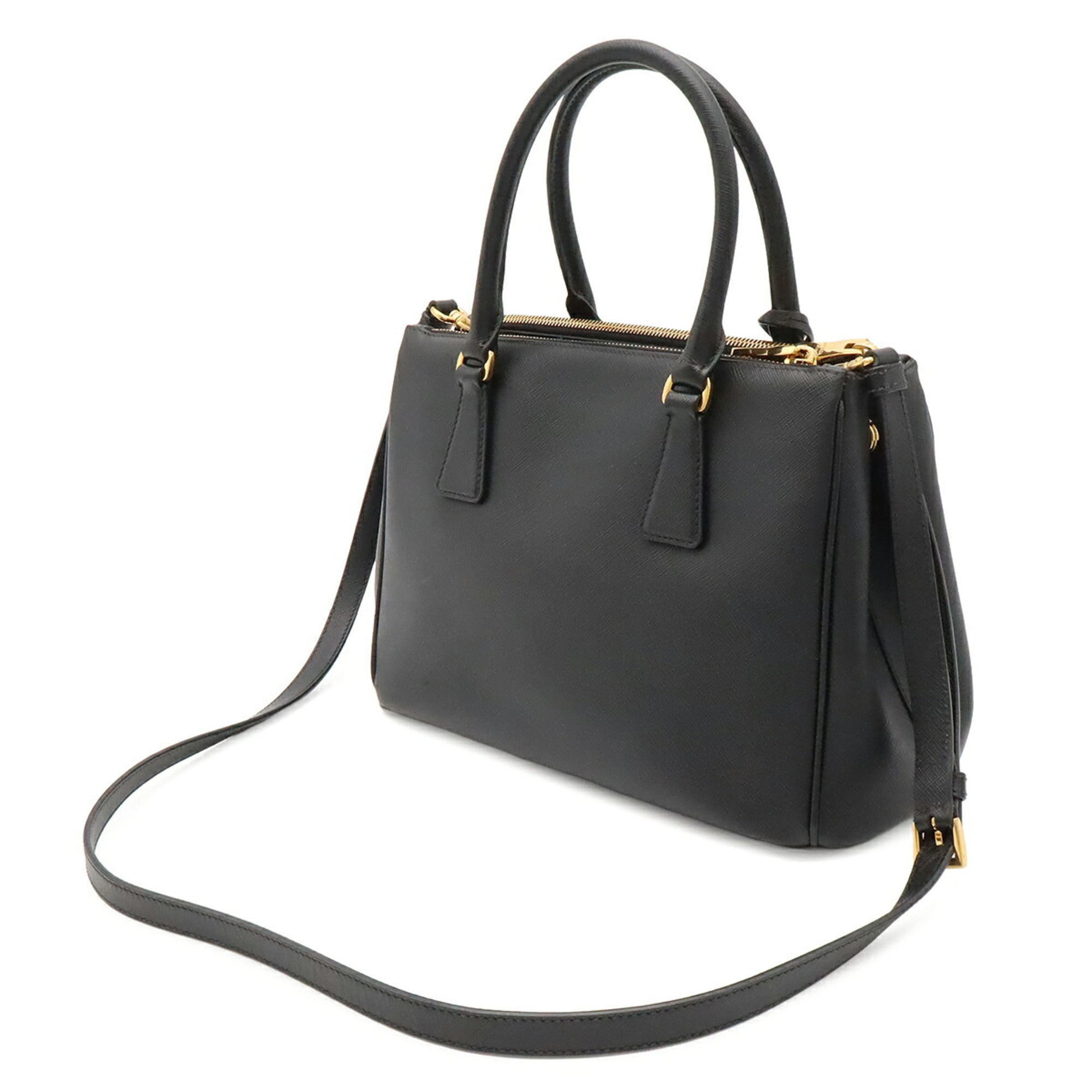 Prada Black Nero Saffiano Handbag (Pre-Owned)