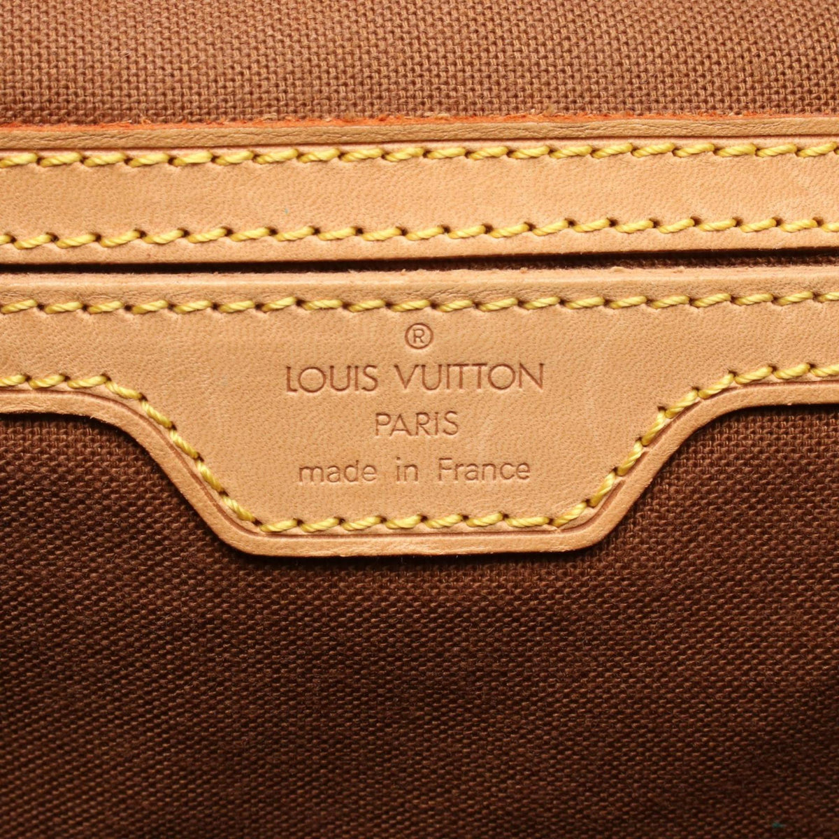 Louis Vuitton Brown Pvc Coated Canvas Monogram Leather Backpack (Pre-Owned)