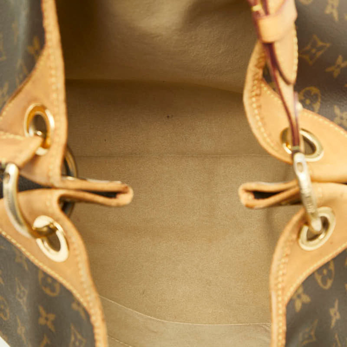 Louis Vuitton Monogram Brown Pvc Leather Handbag Shoulder Bag (Pre-Owned)