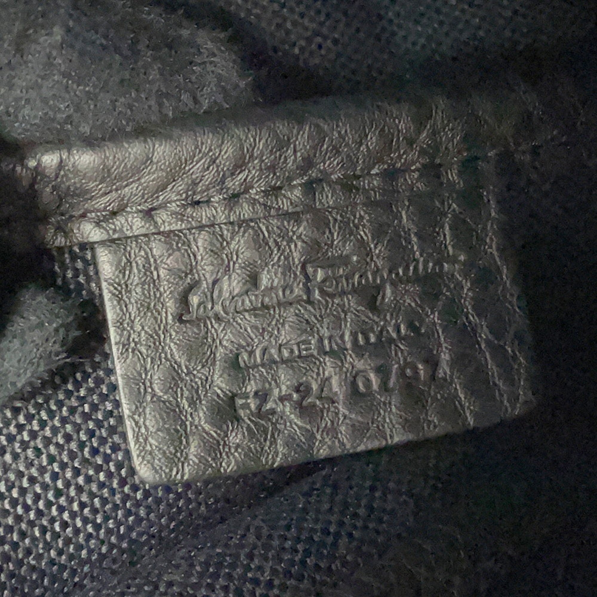 Salvatore Ferragamo Black Canvas Handbag Tote Bag (Pre-Owned)