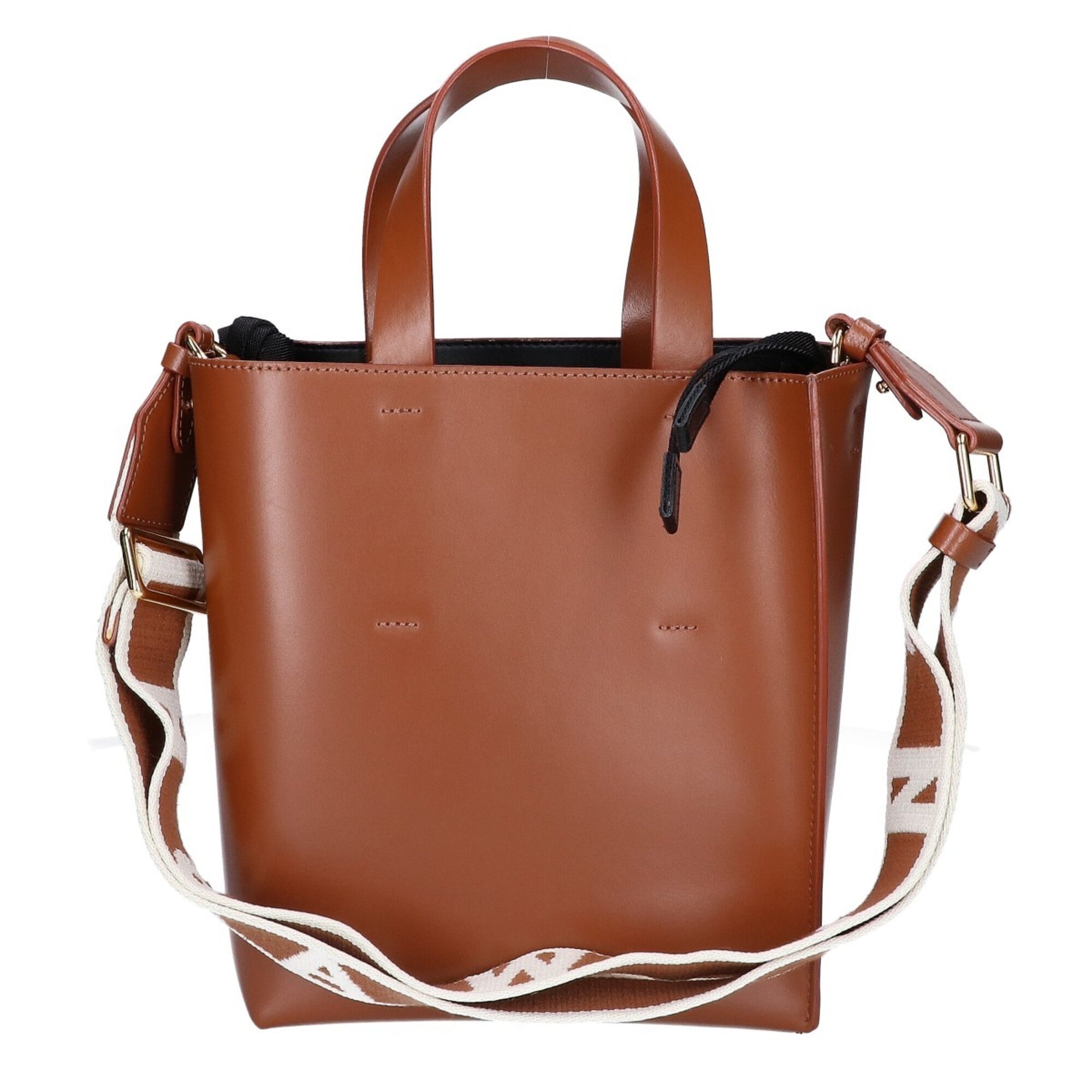 Marni Brown Leather Tote Bag (Pre-Owned)