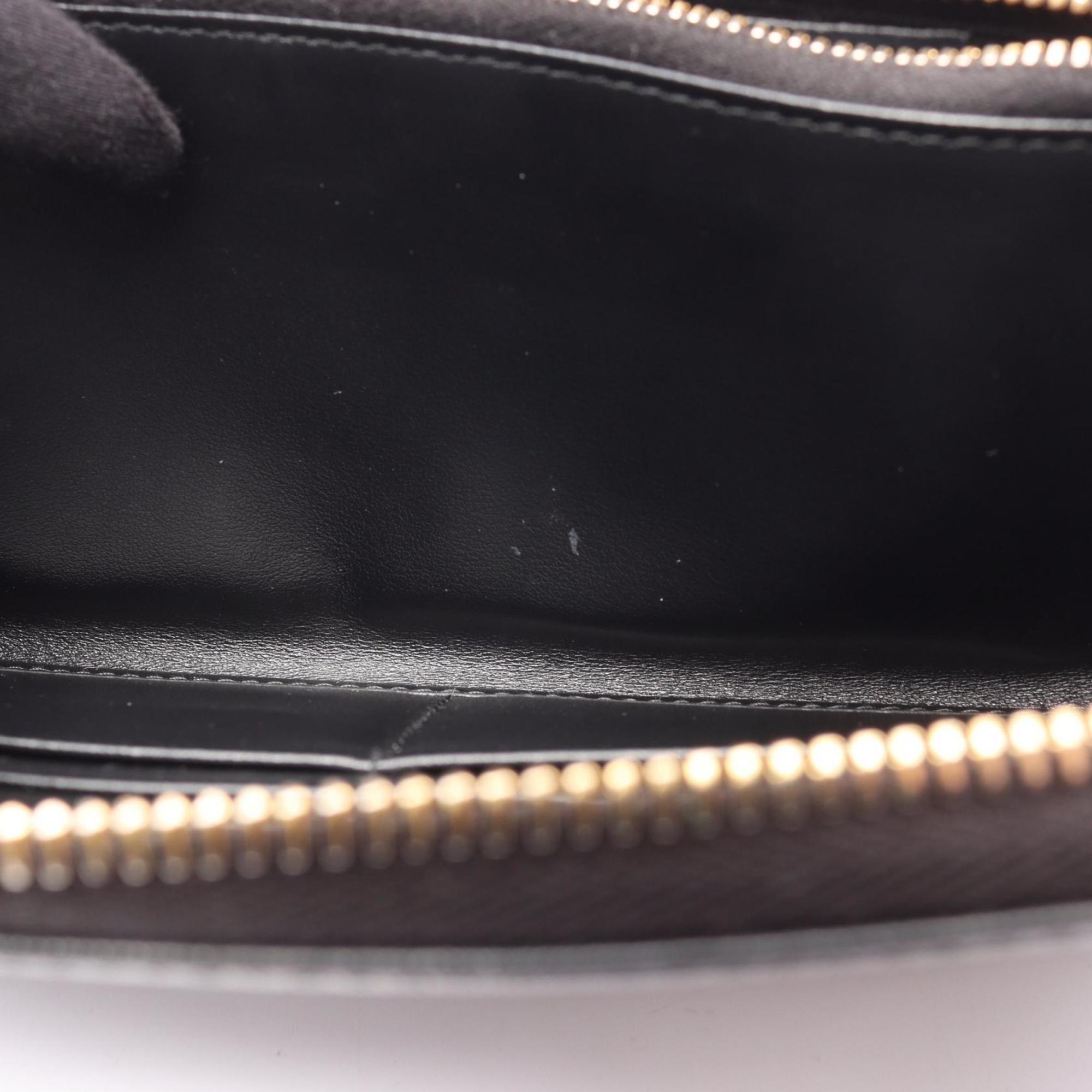 Prada Black Leather Long Wallet (Bi-Fold) (Pre-Owned)