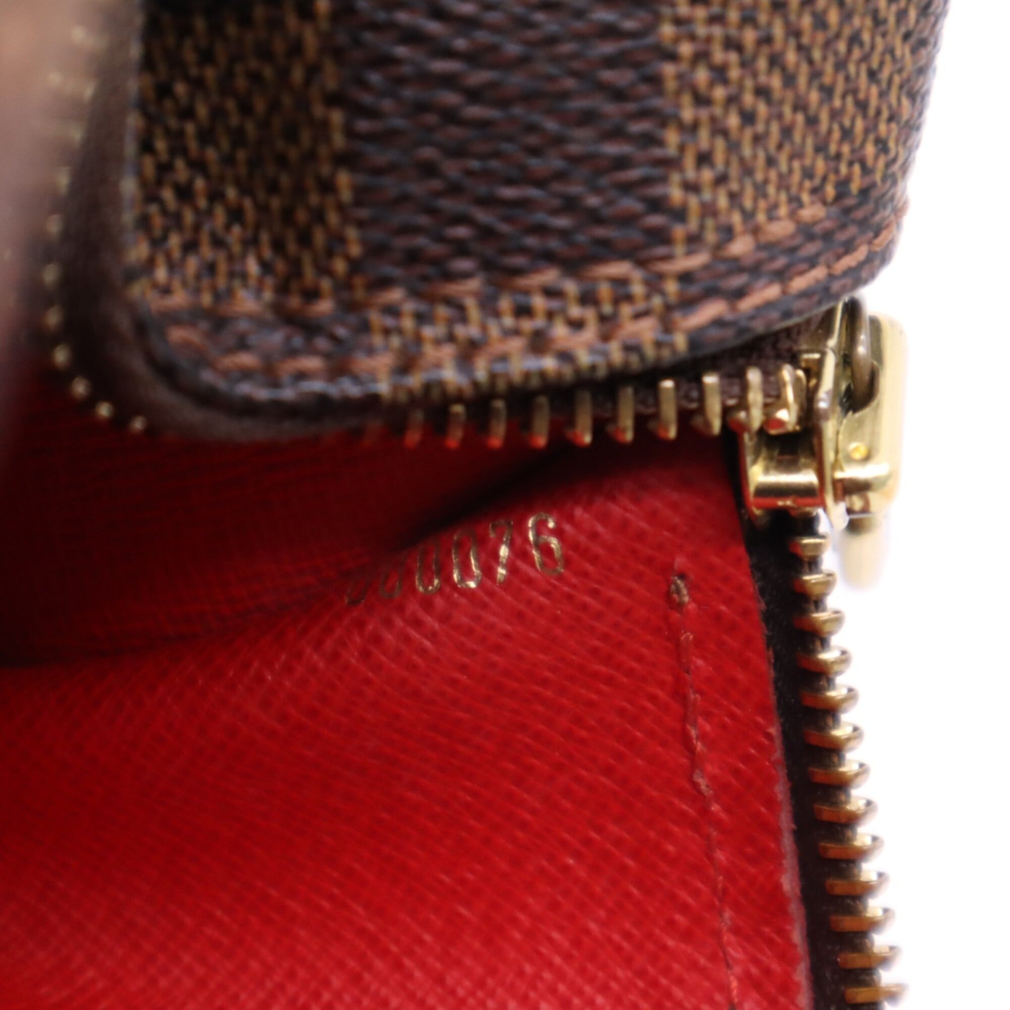 Louis Vuitton Damier Beige Brown Coated Canvas Leather Handbag (Pre-Owned)